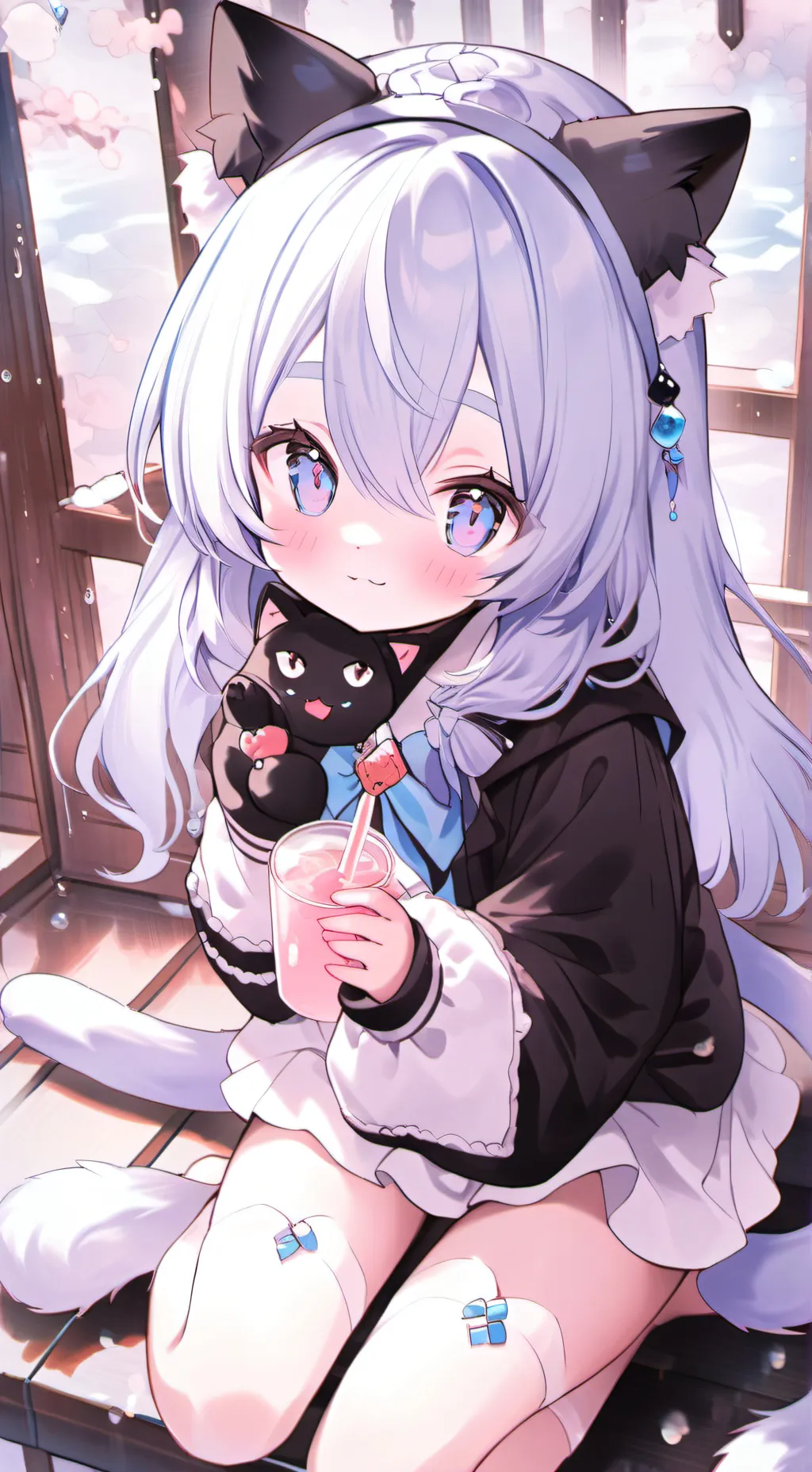 ai character: Blueberry the Cuddle Spirit background