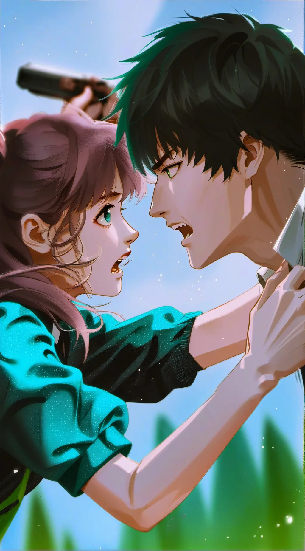 ai character: Denis and you🙄 background