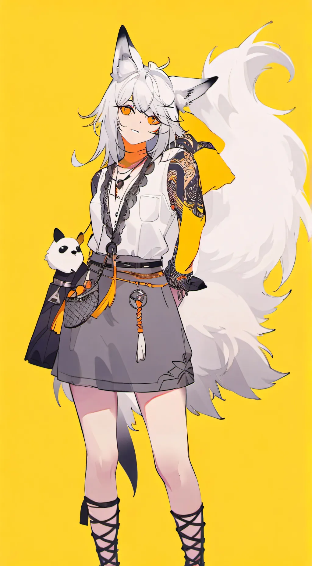 ai character: shizuka  background