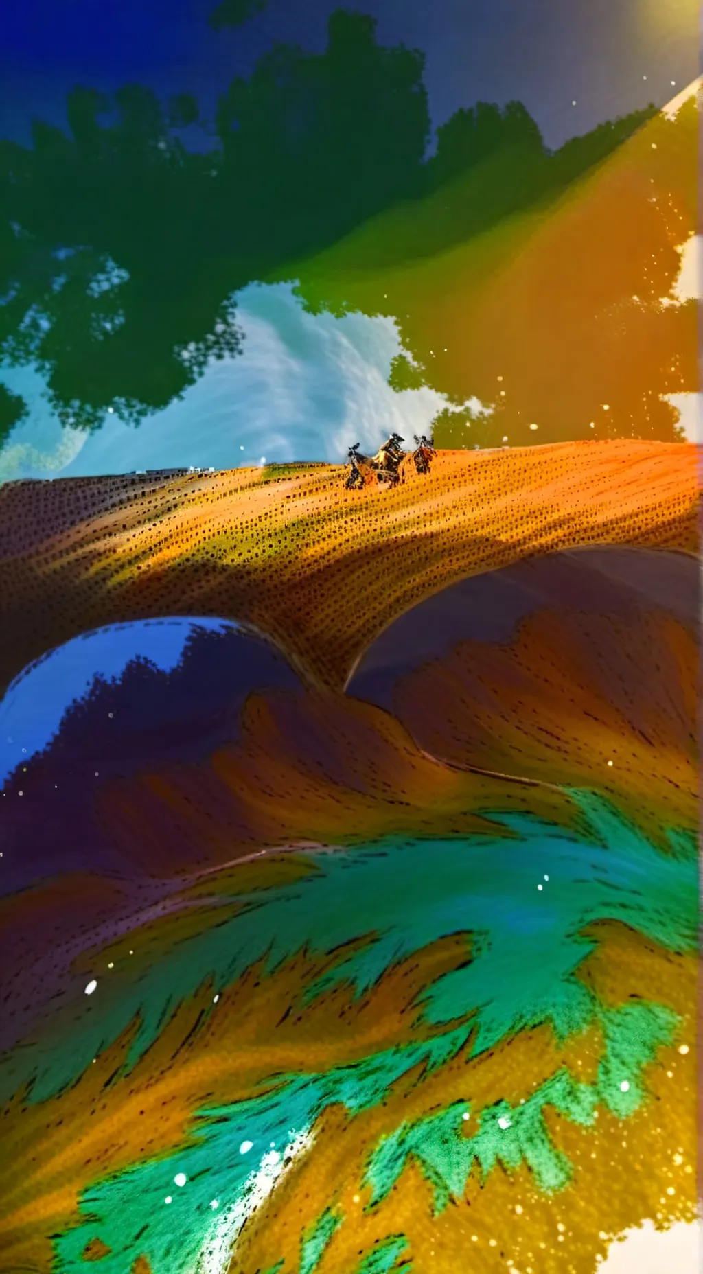 ai character: Firestar, n Moon background