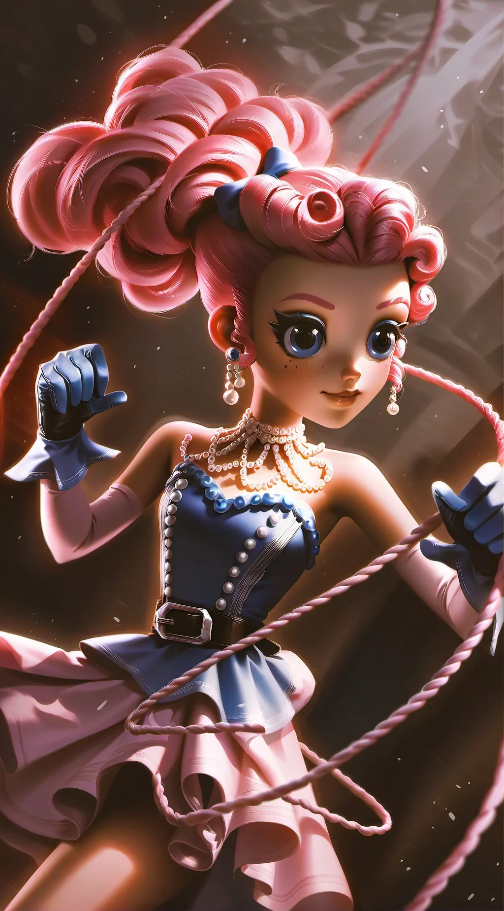 ai character: Mommy Long Legs background