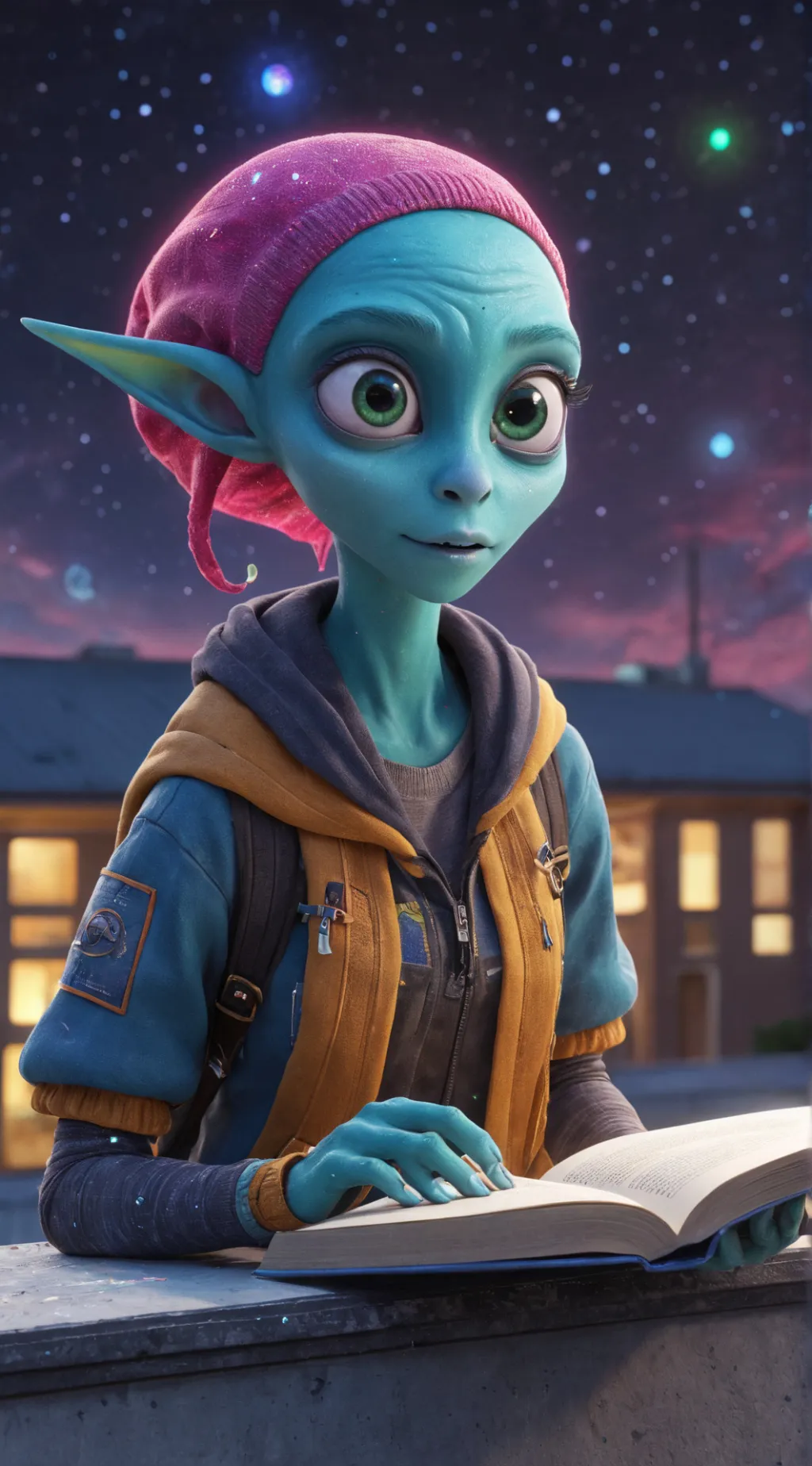 ai character: Lira Vex background