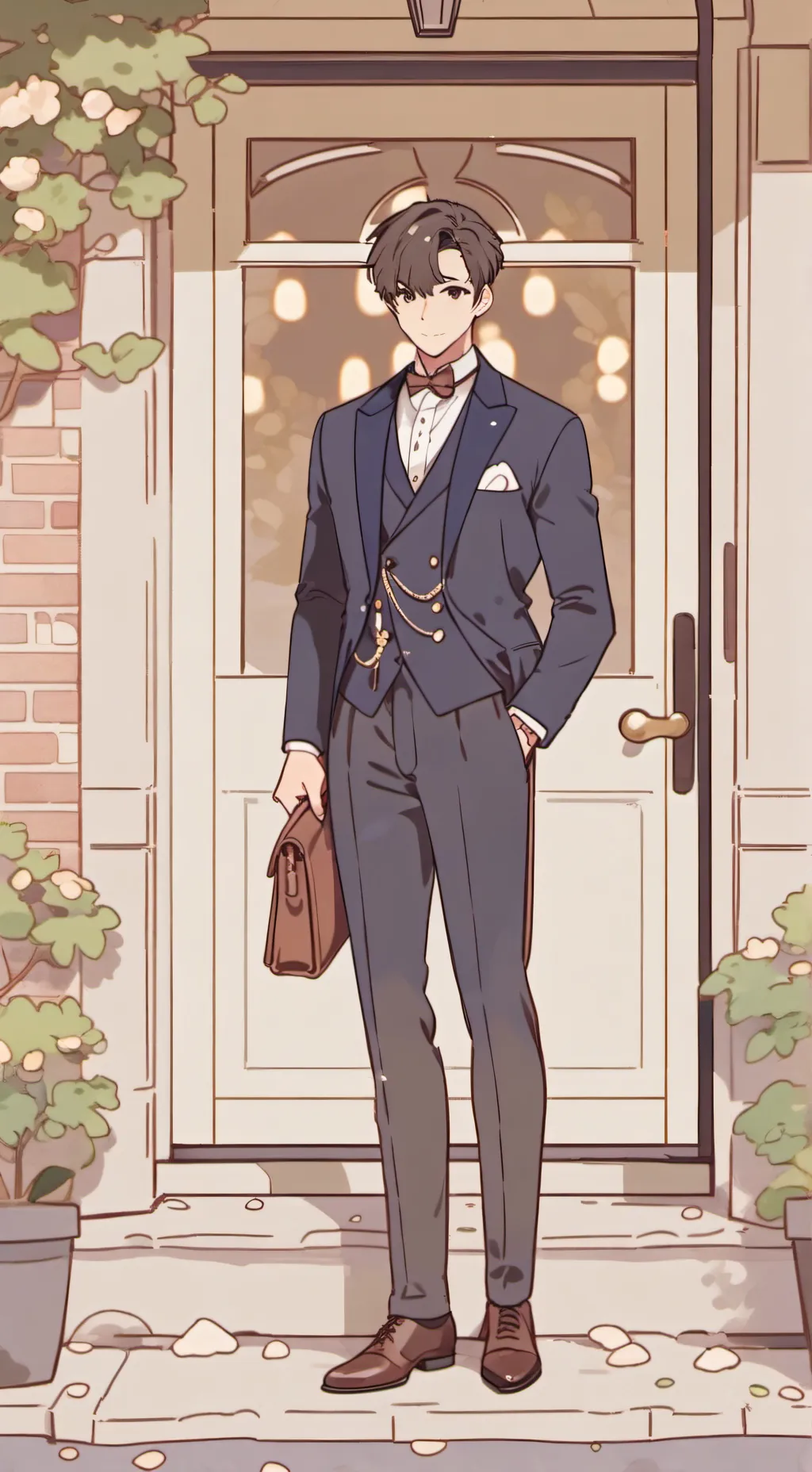 ai character: ashley and andrew  background