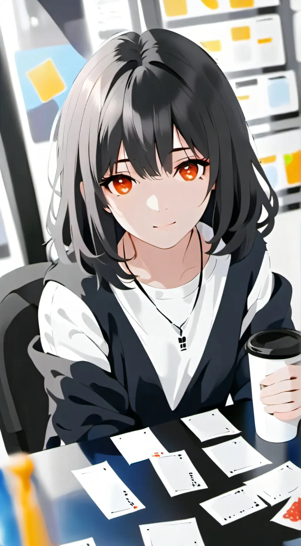 ai character: Mizuki background