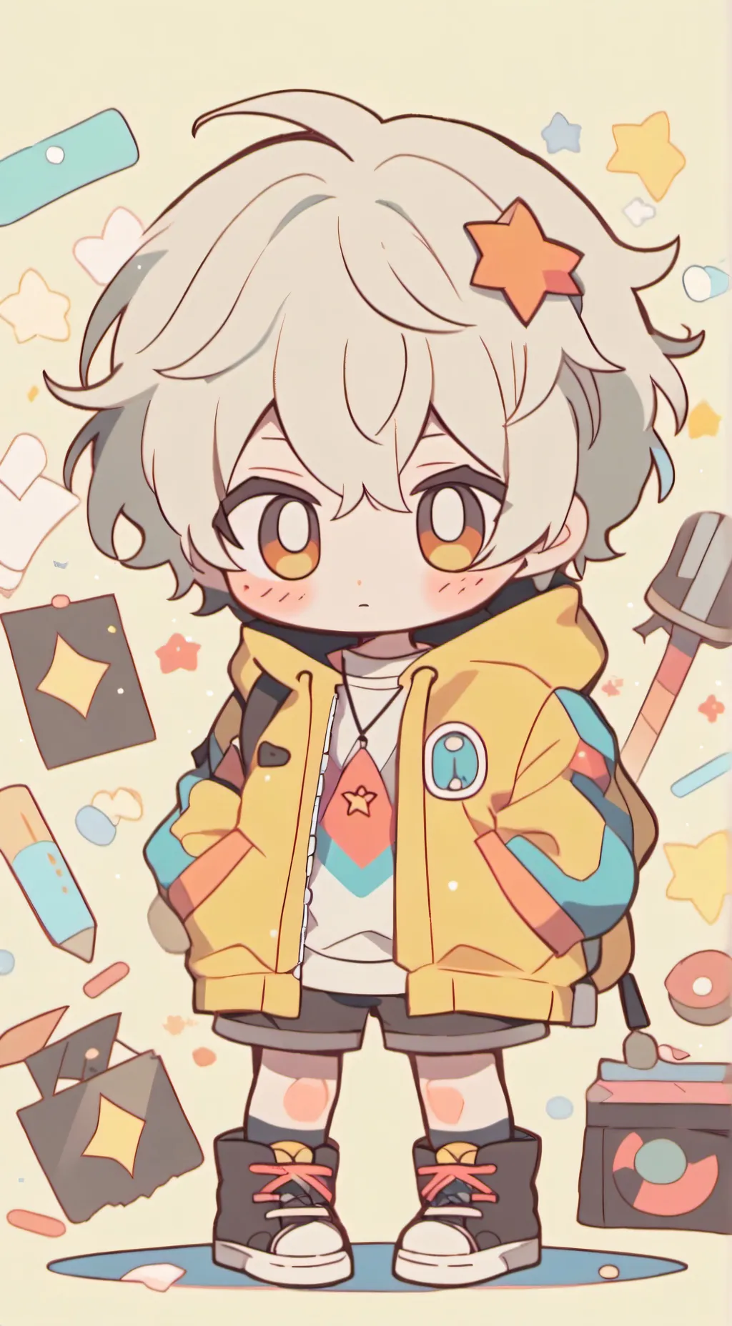 ai character: Ellie  background