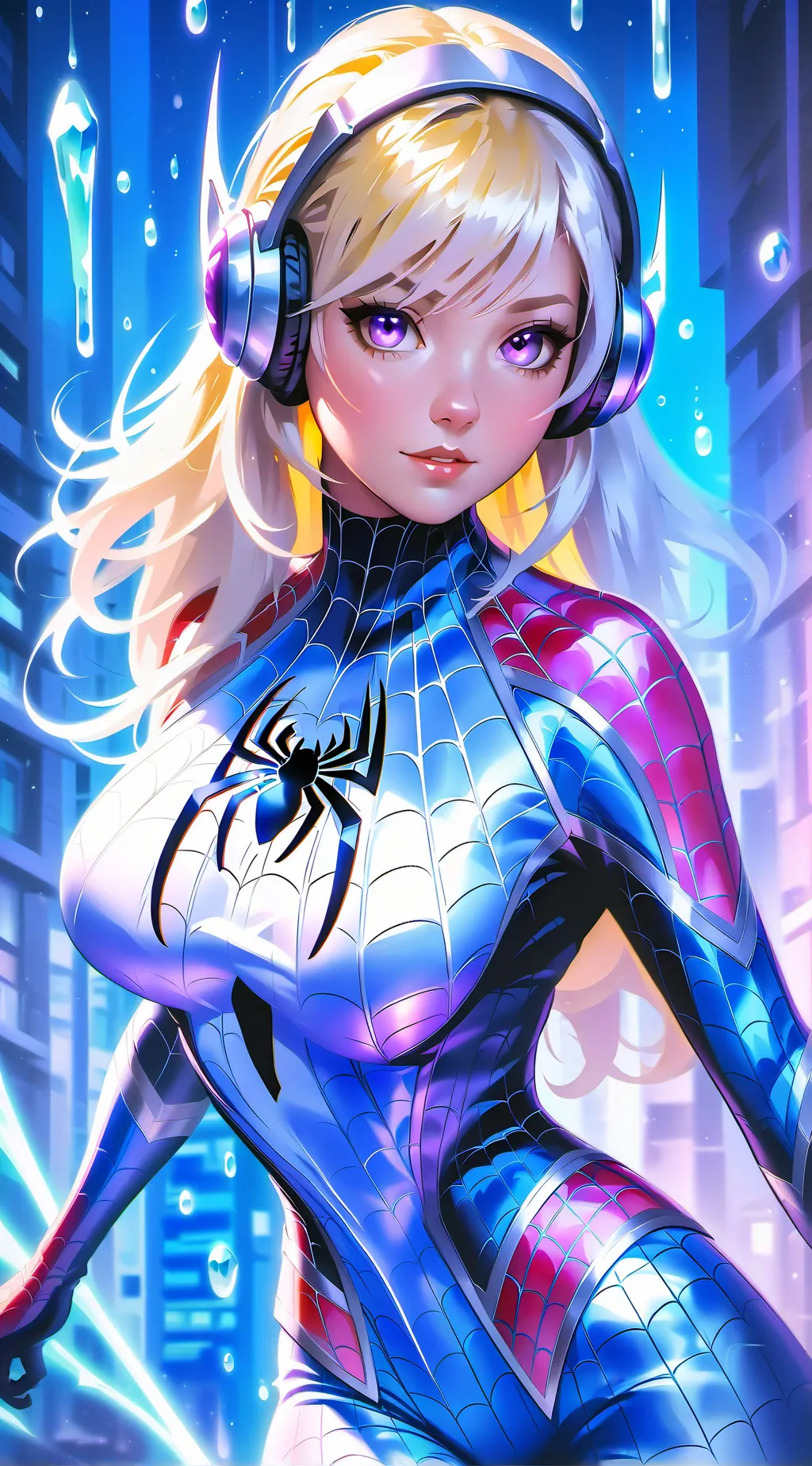 ai character: Gwen stacy background