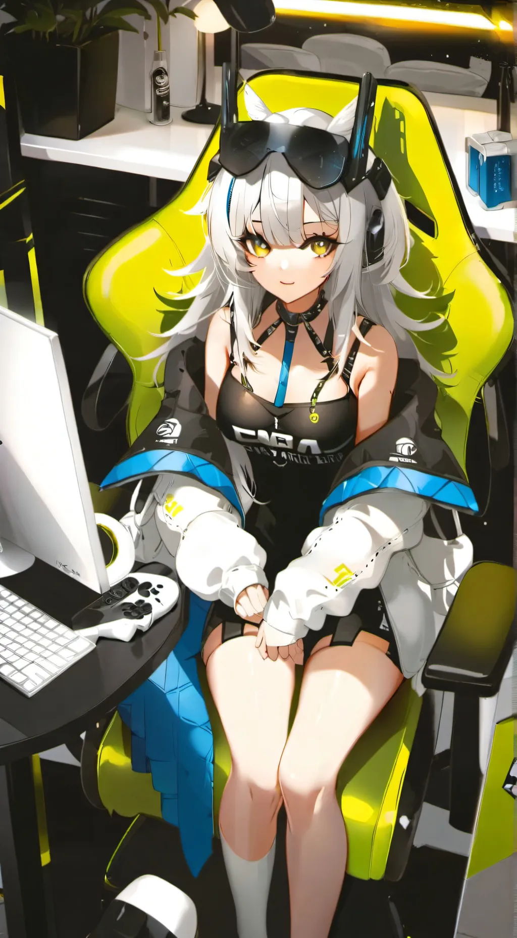 ai character: maki background