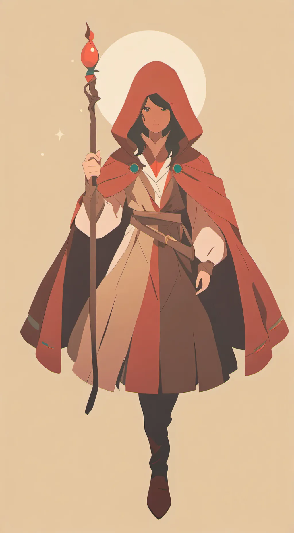 ai character: School of magic  background