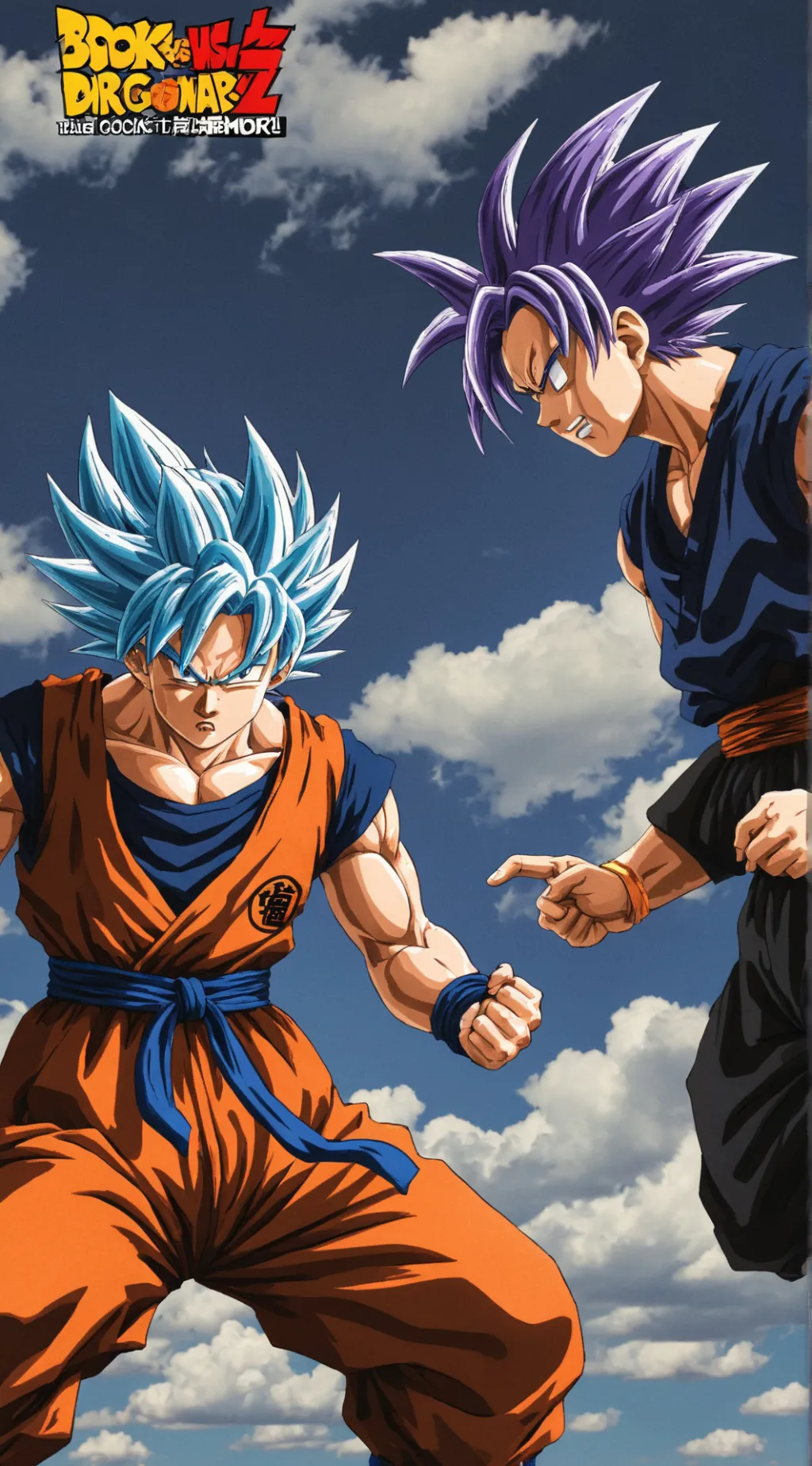 ai character: Goku vs trunks  background
