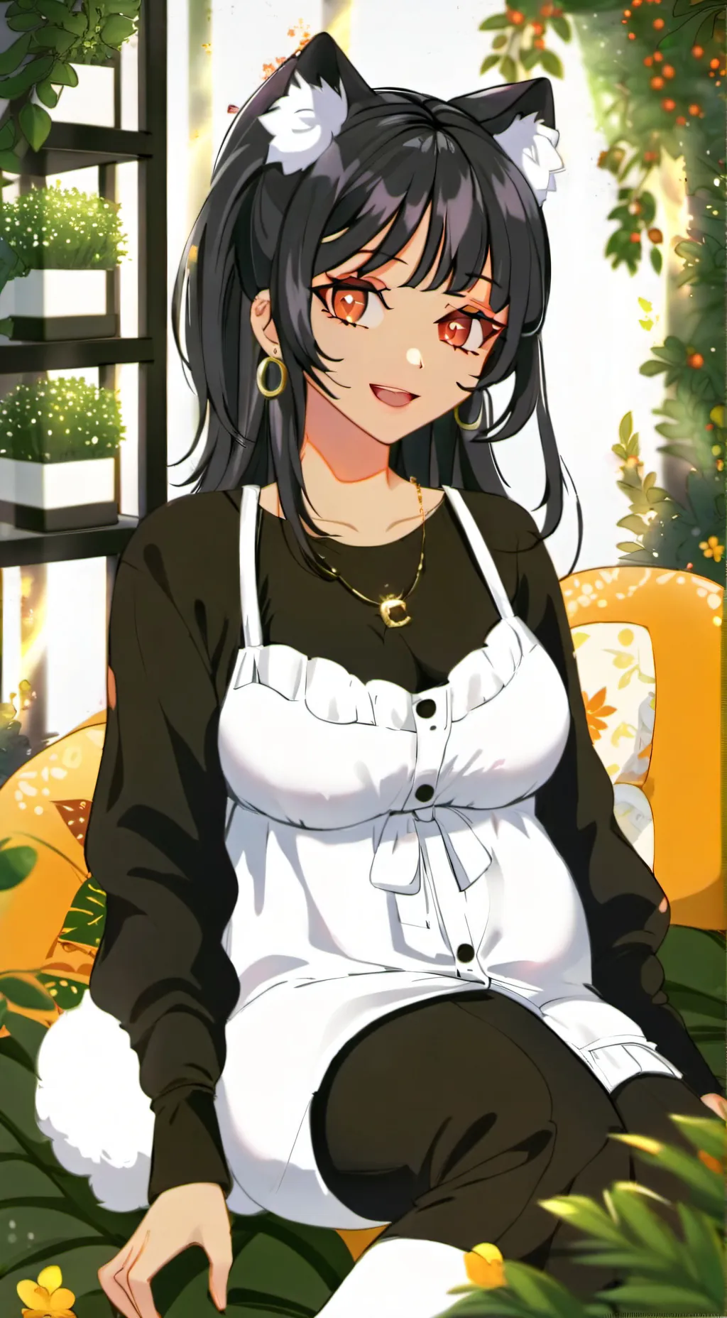 ai character: y/n is pregnant  background