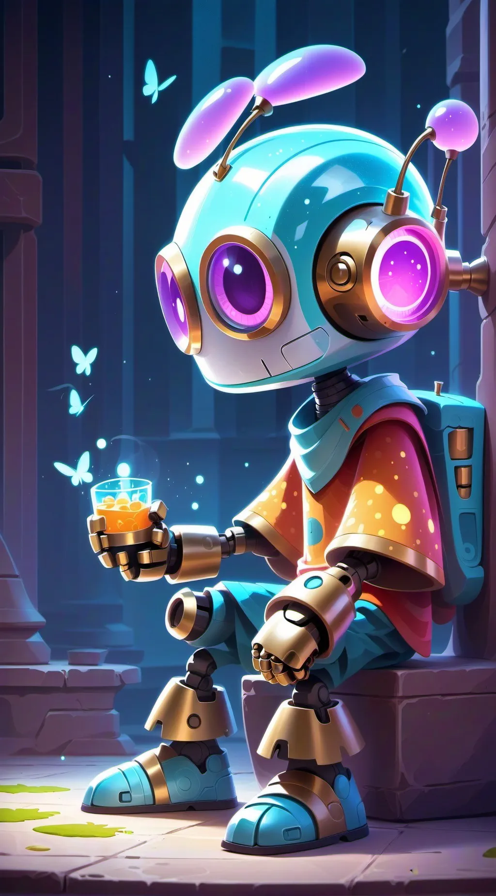 ai character: funbot background