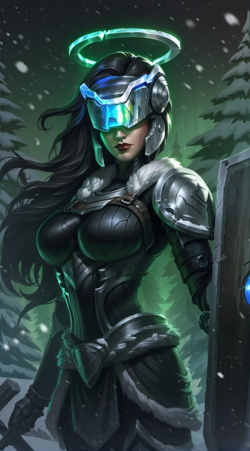 ai character: Aurora Halcyon background