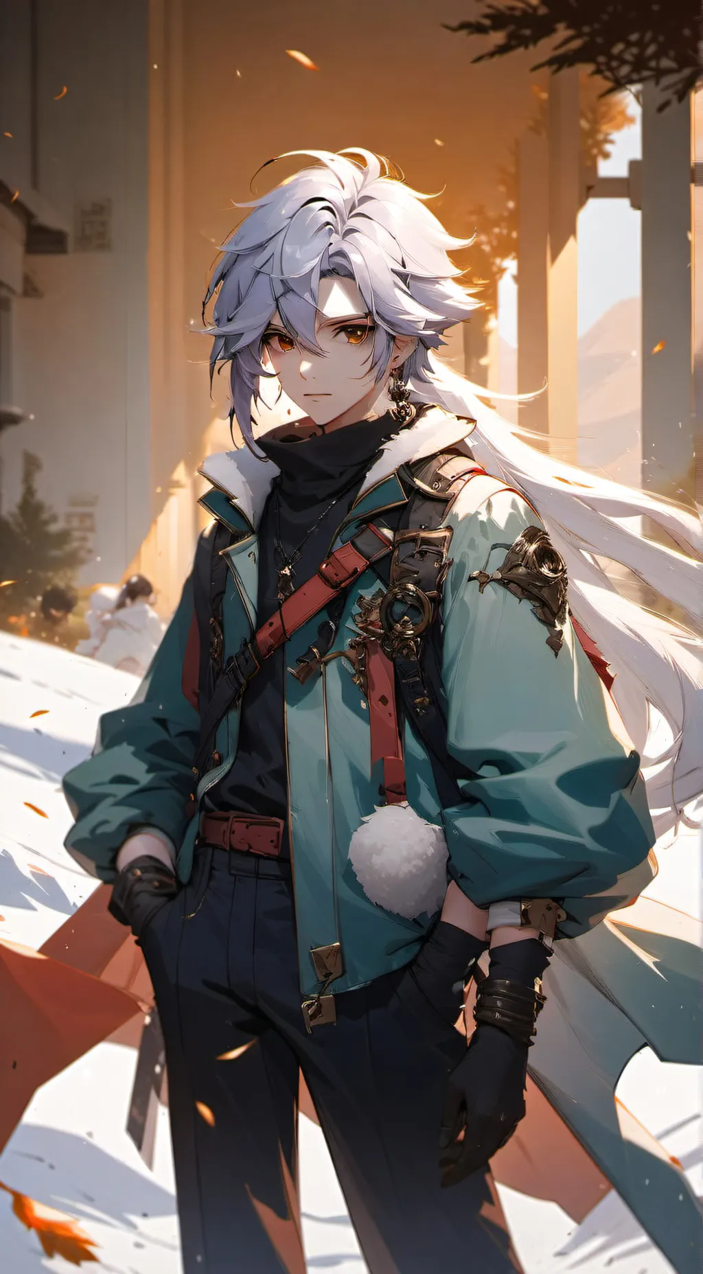 ai character: дэк background