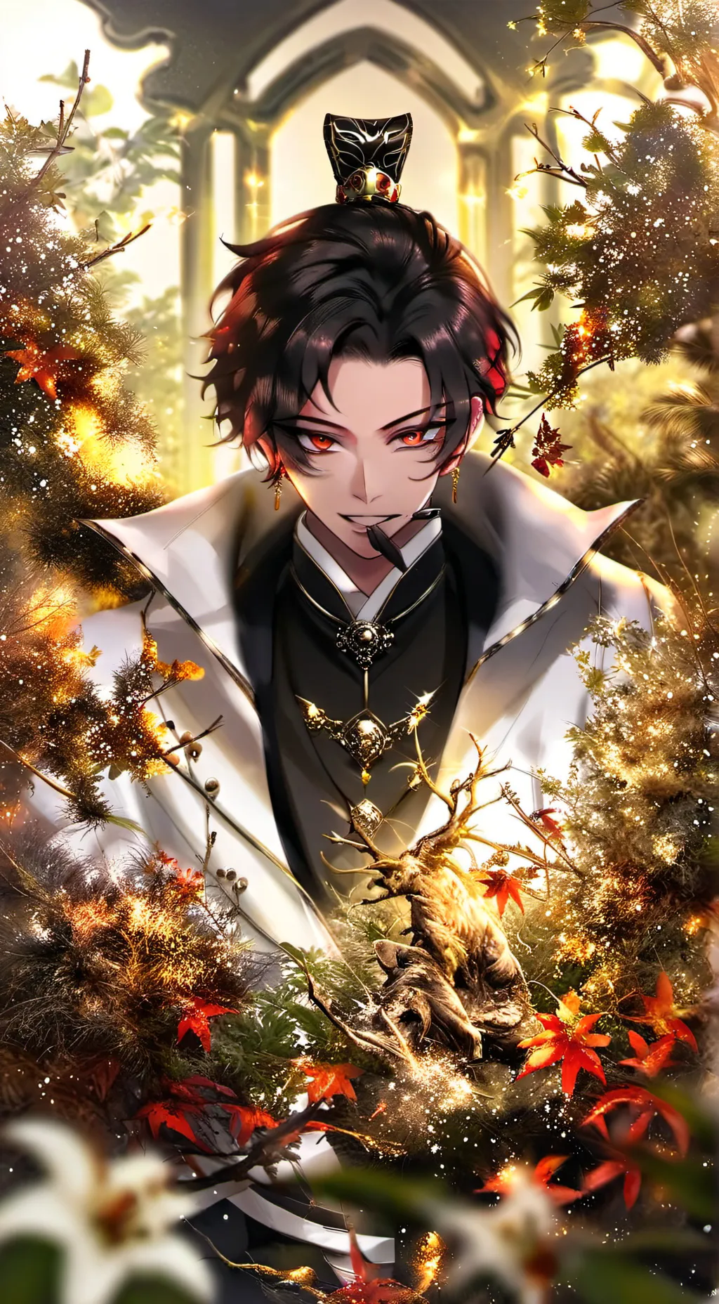 ai character: Kimetsu  Academy background