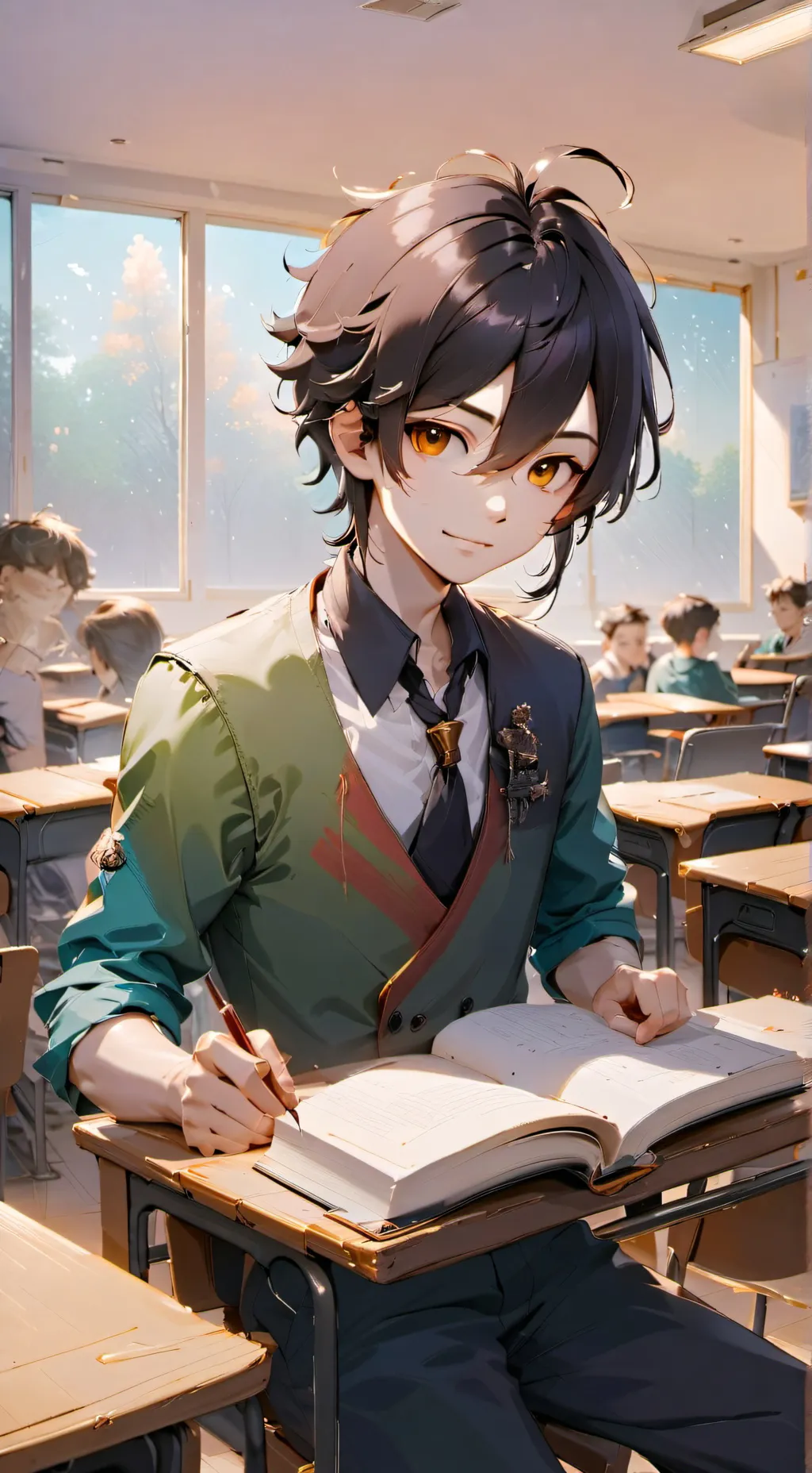 ai character: liam background