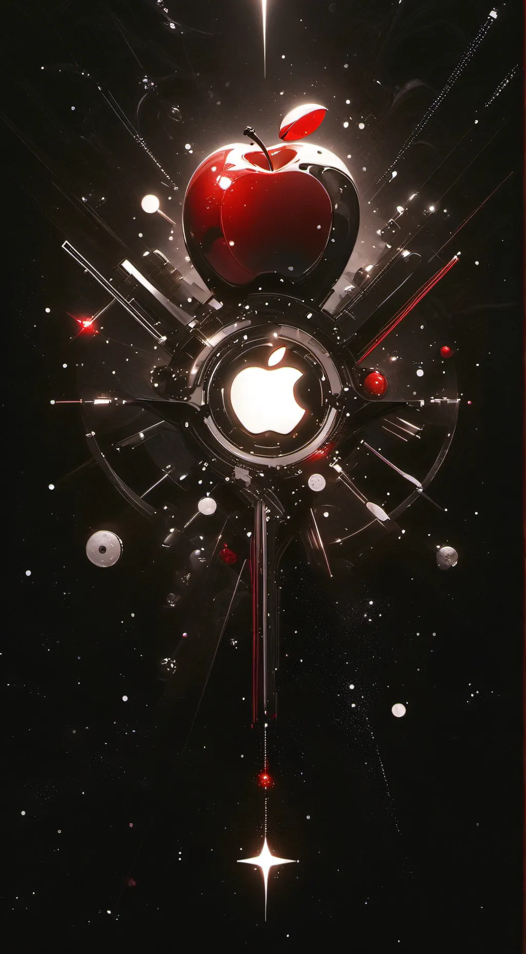 ai character: radioapple background