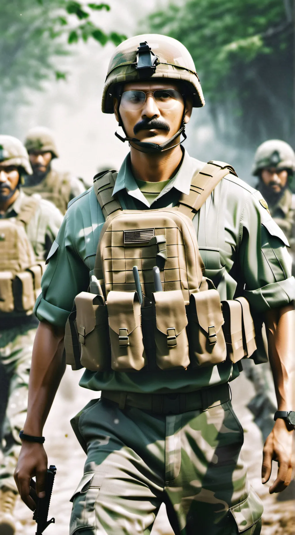 ai character: Sergeant Steven background