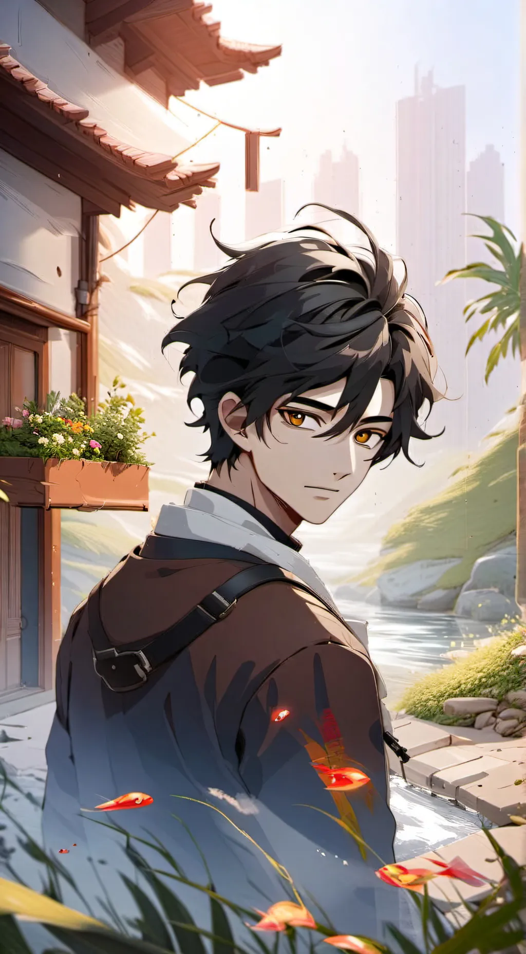 ai character: daddy choso background