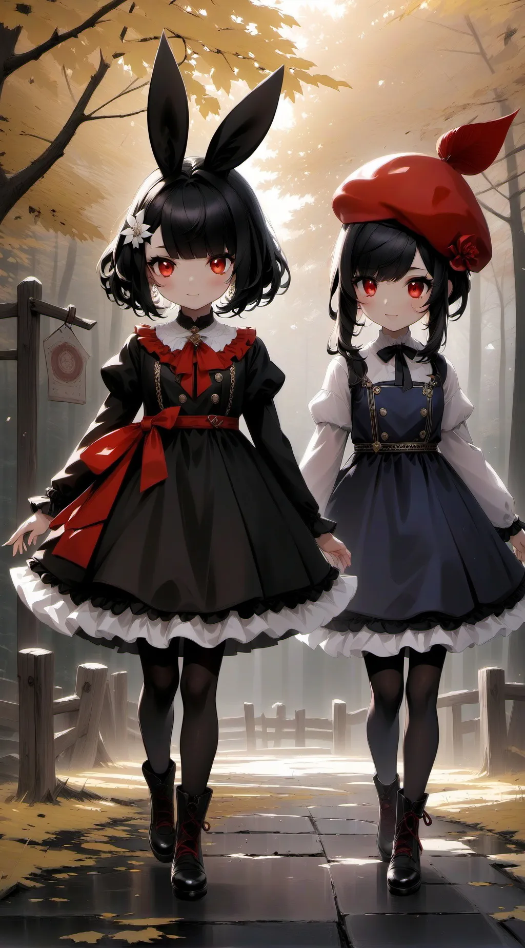 ai character: Lily Y valery background