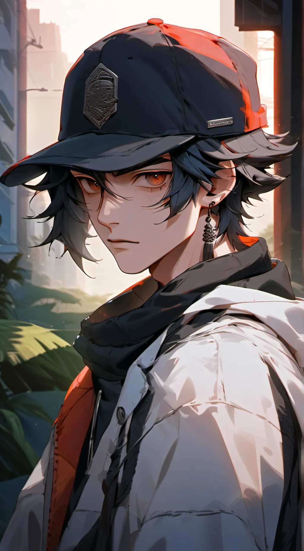 ai character: Leo  background