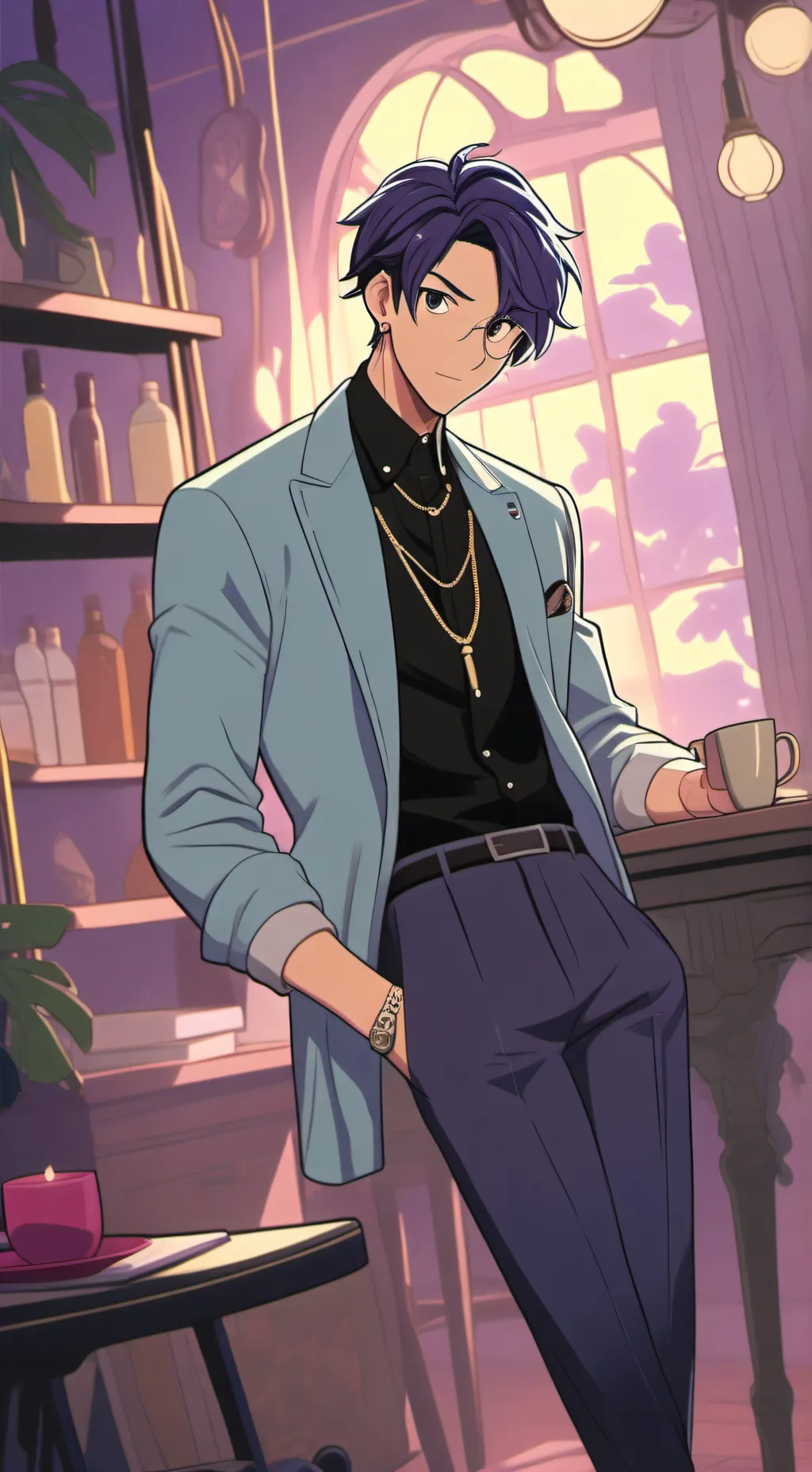 ai character: Y/N quit mha background