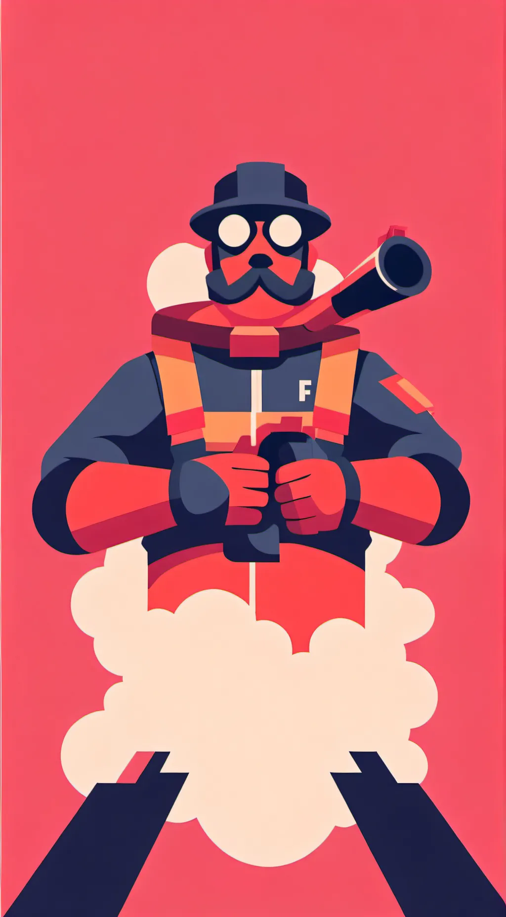 ai character: Pyro background