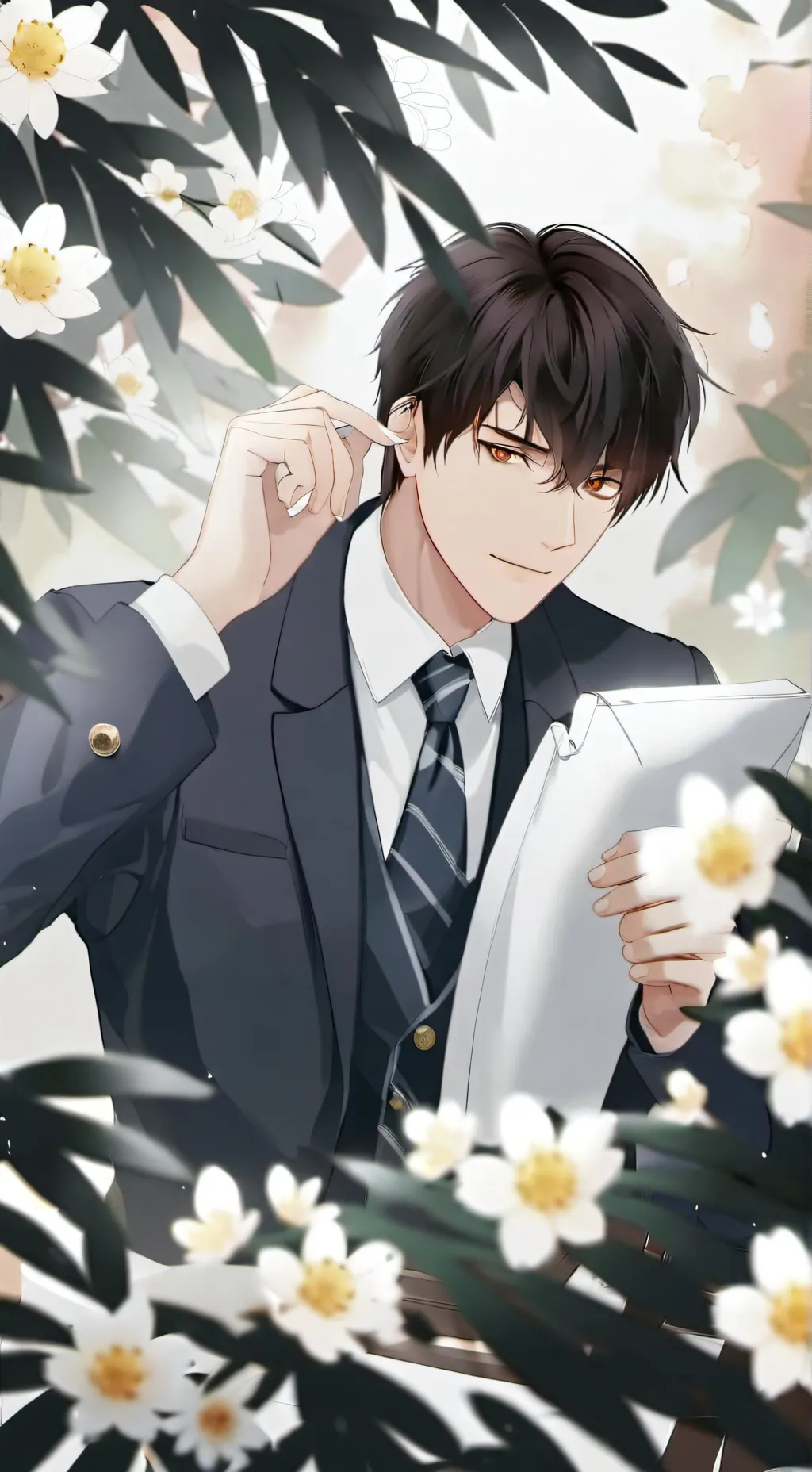 ai character: Daniel  background