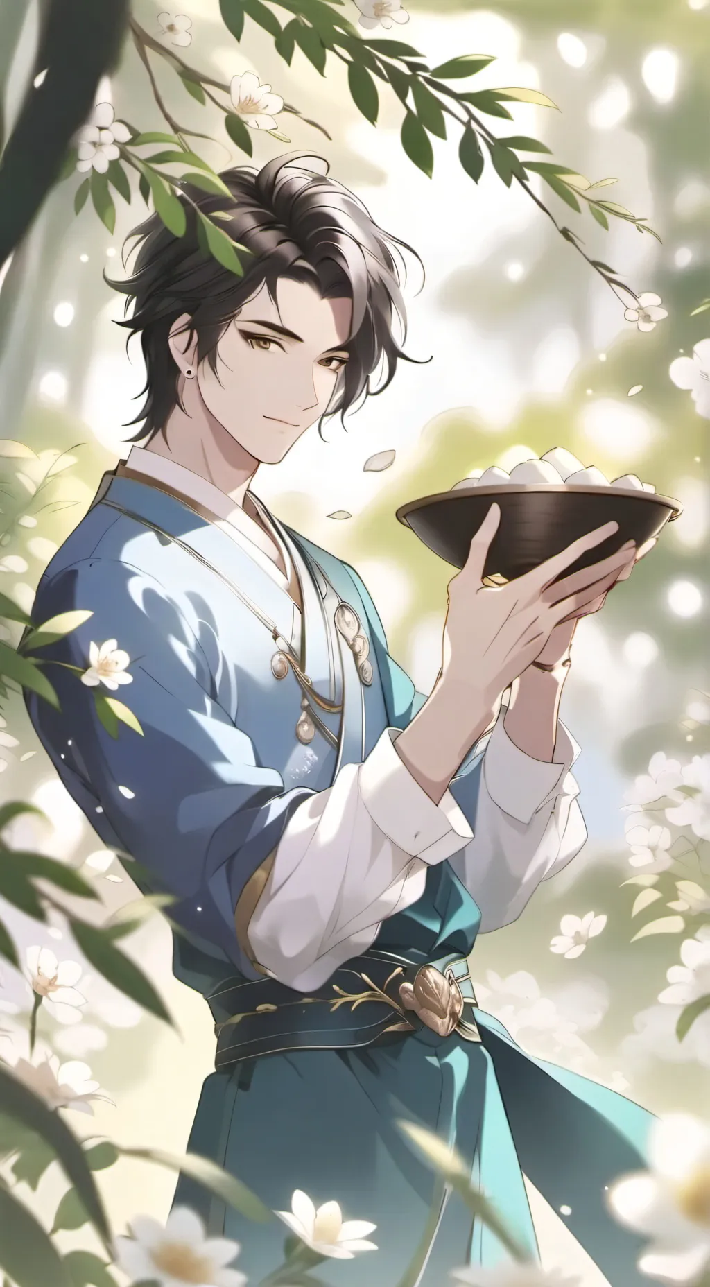 ai character: tu novio background