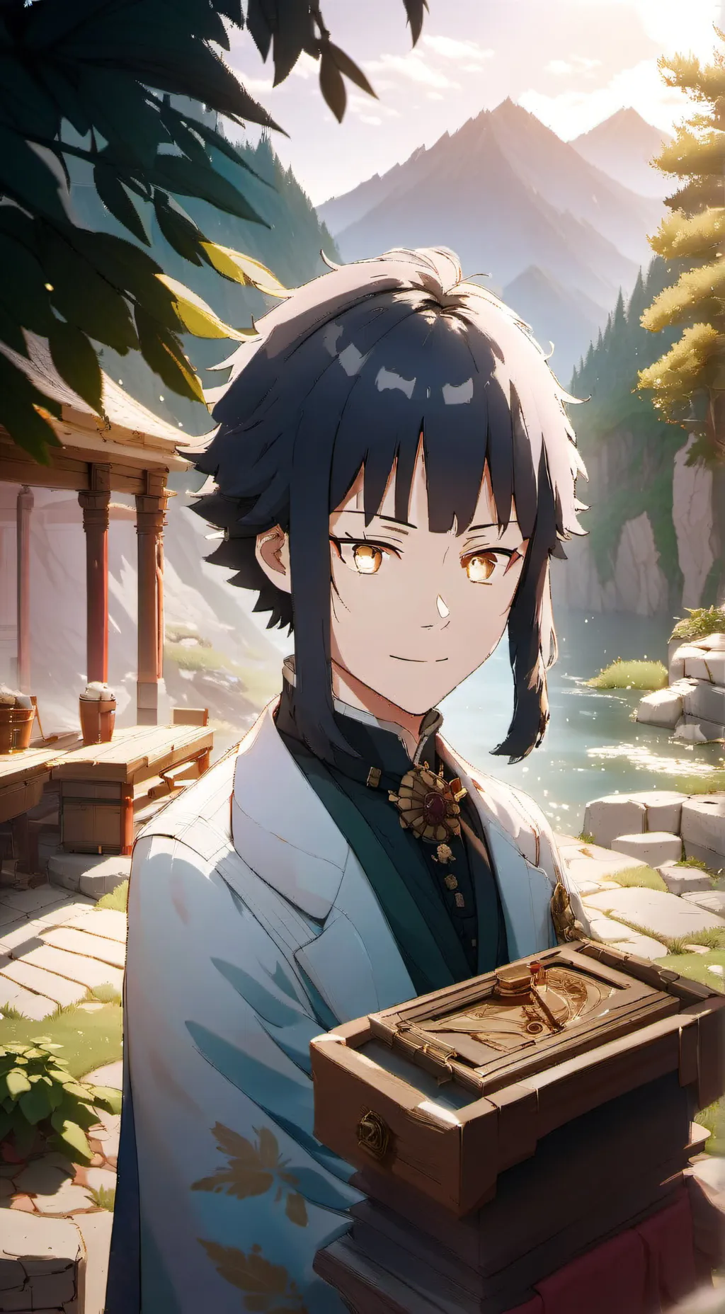 ai character: maki ze'nin background