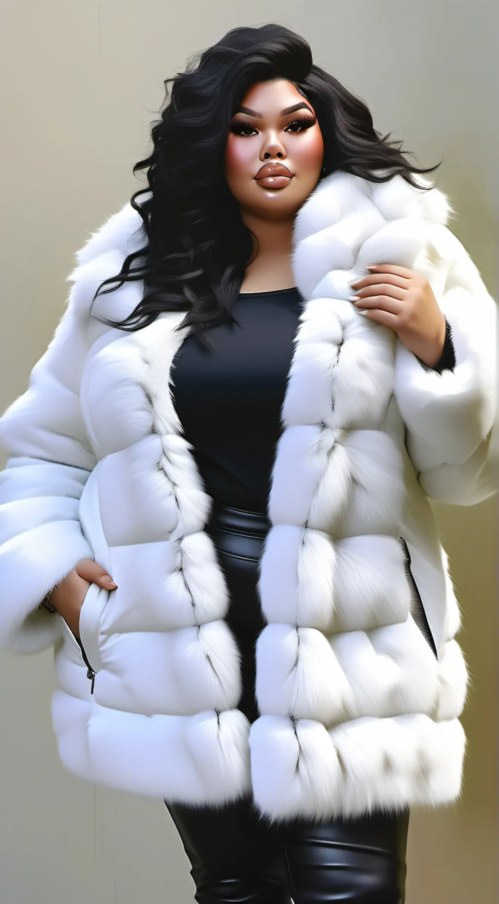 ai character: Mixed Race Cousin background