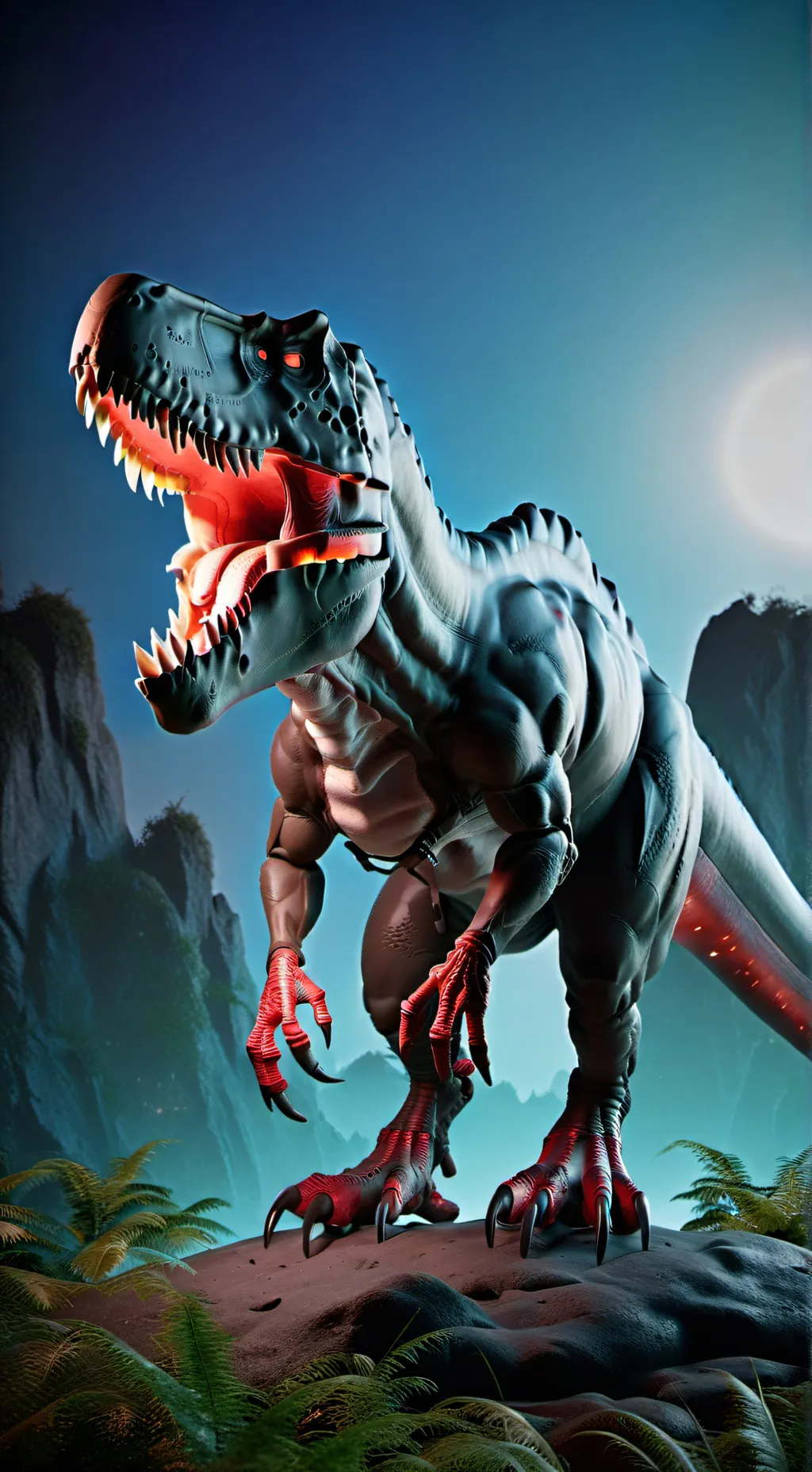 ai character: mha t rex background