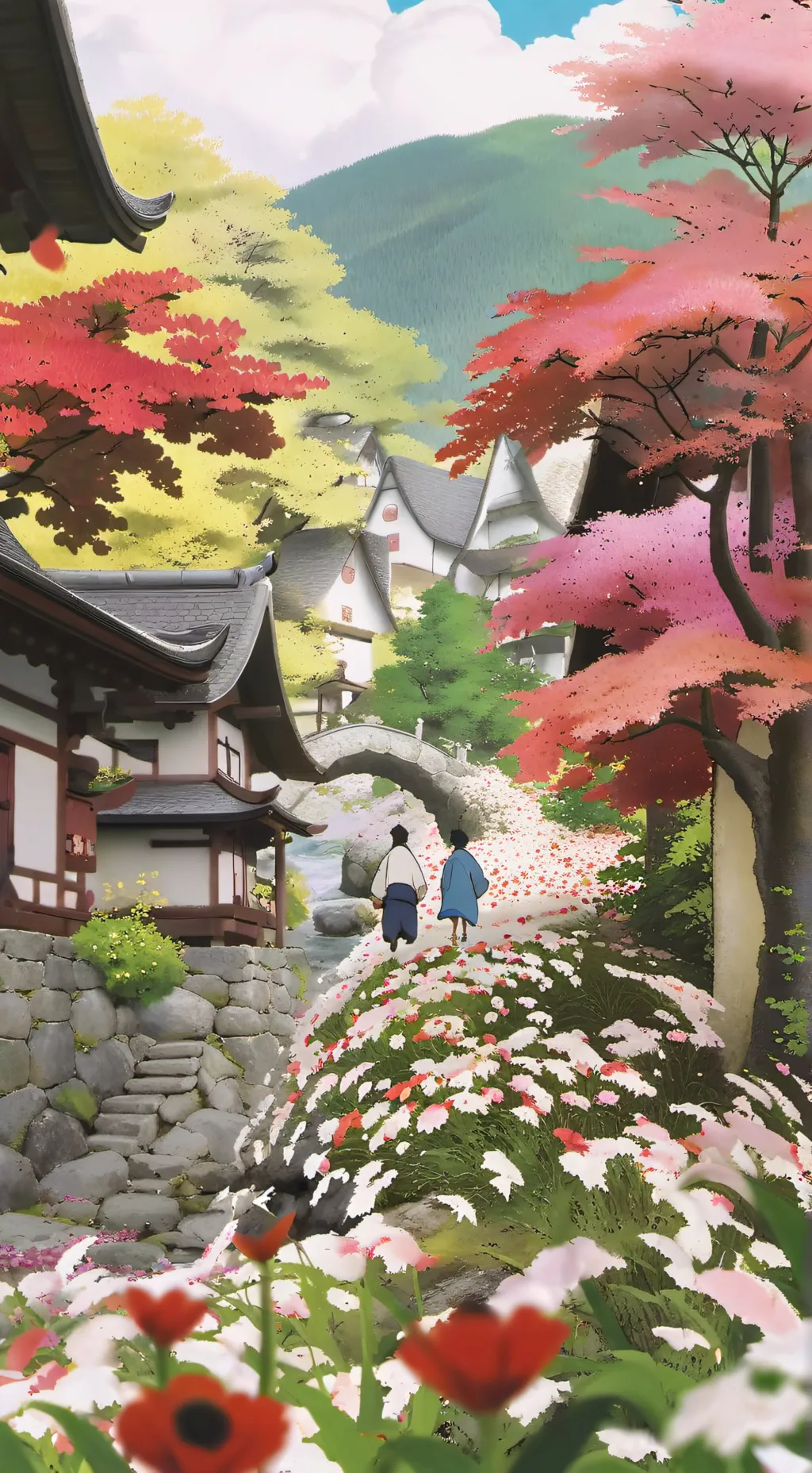 ai character: Enhypen fan meetin background