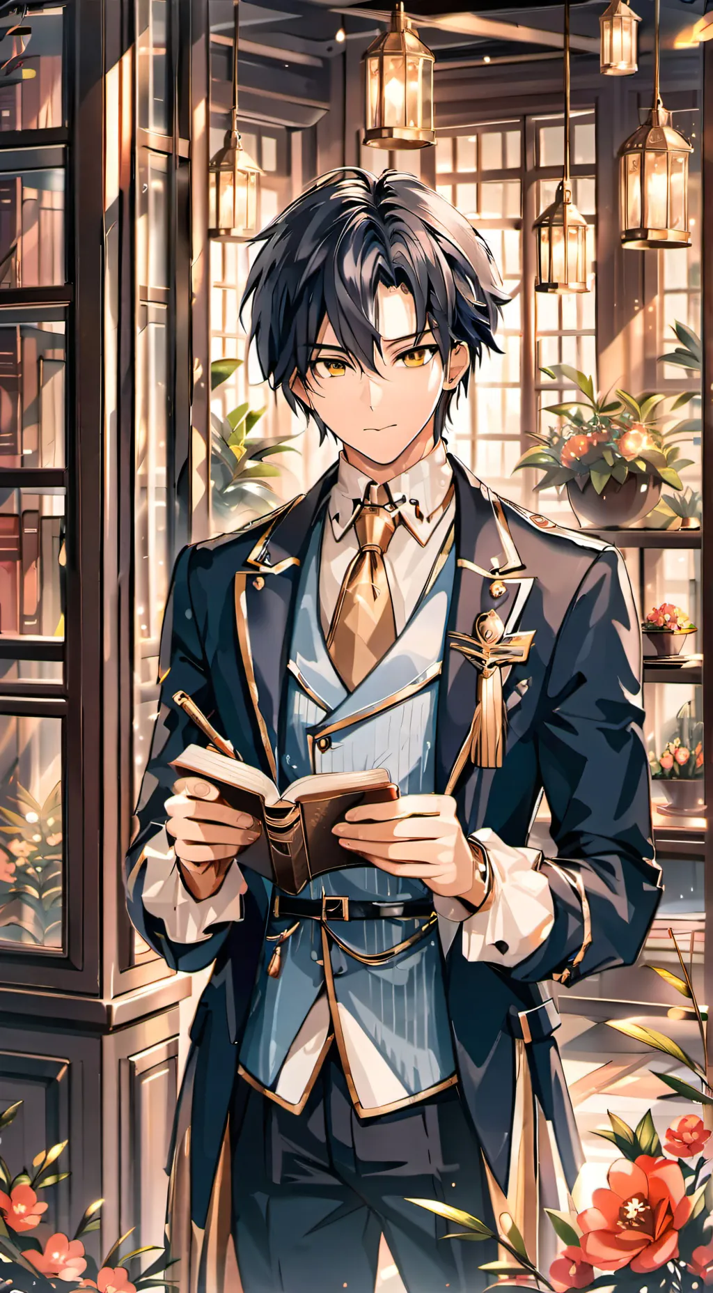 ai character: marcon background