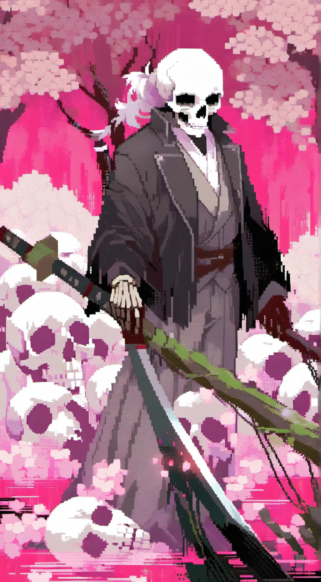 ai character: Sans abd papyrus  background