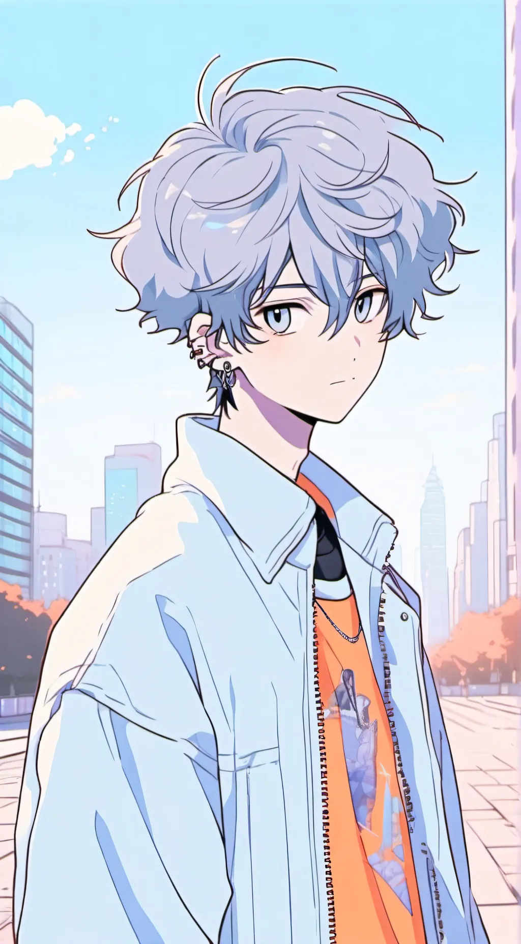 ai character: MHA CHRISTMAS background