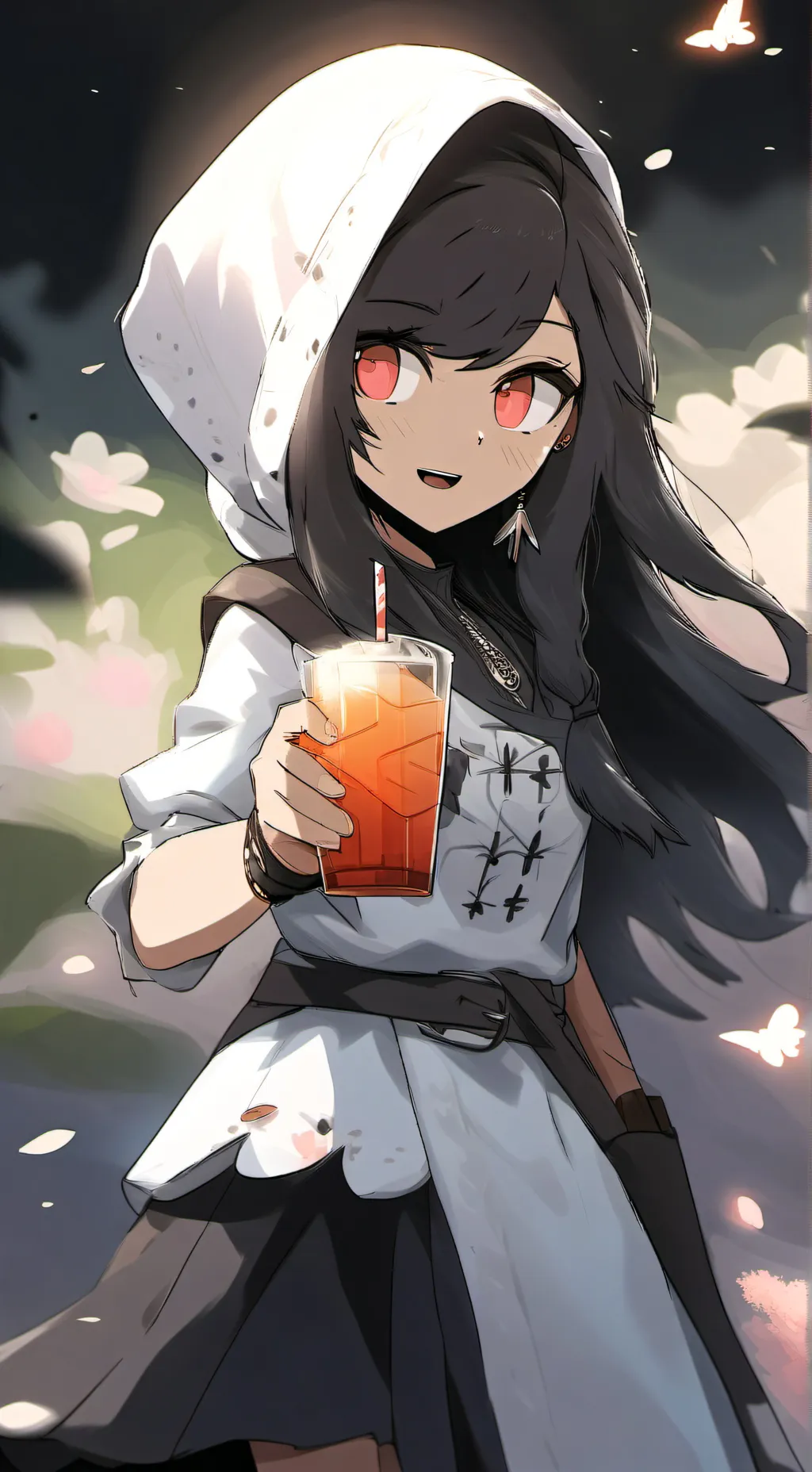 ai character: hija Dandy Astro  background