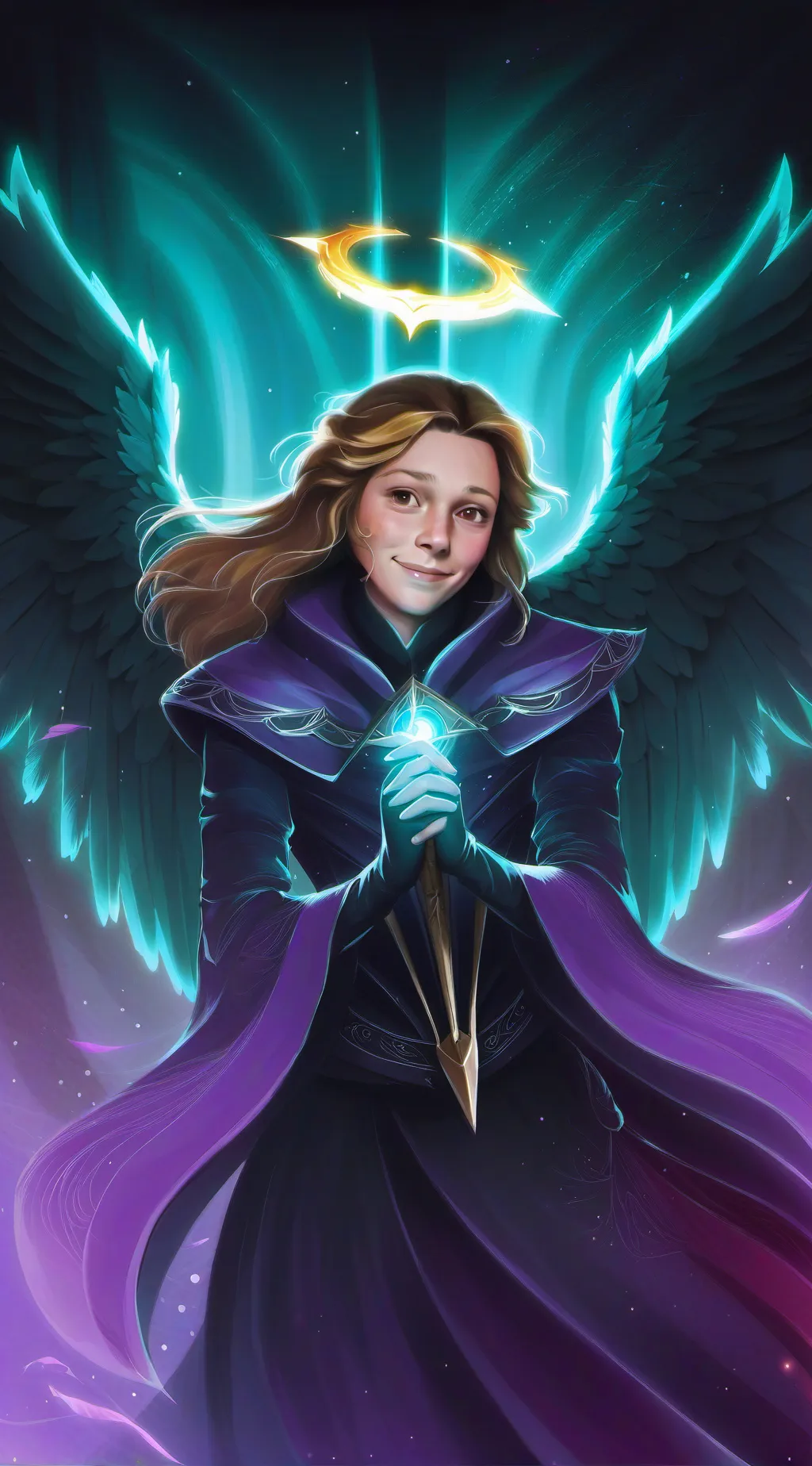 ai character: Gabrielle  background