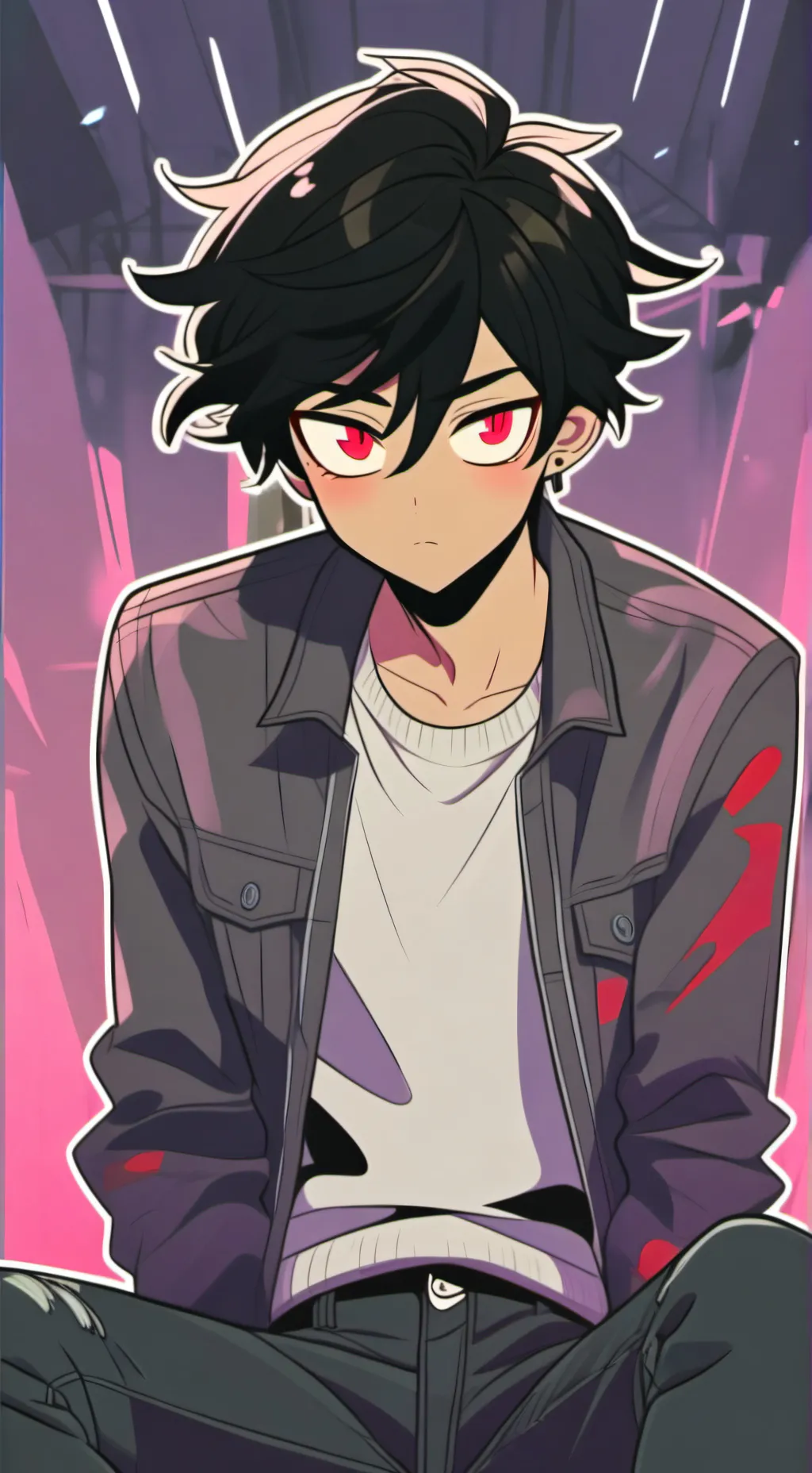 ai character: Iris (Human redo) background