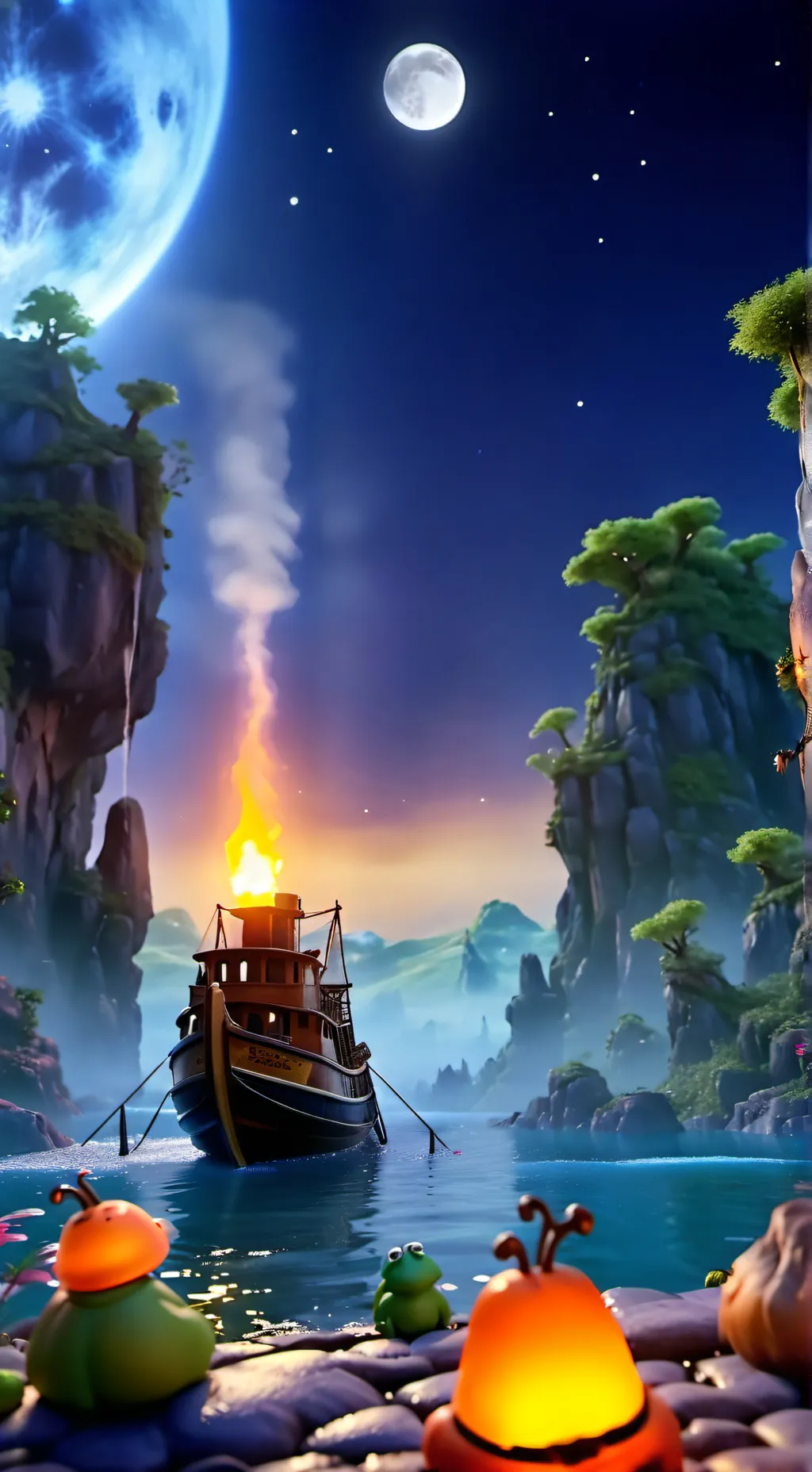 ai character: apocalypse word  background