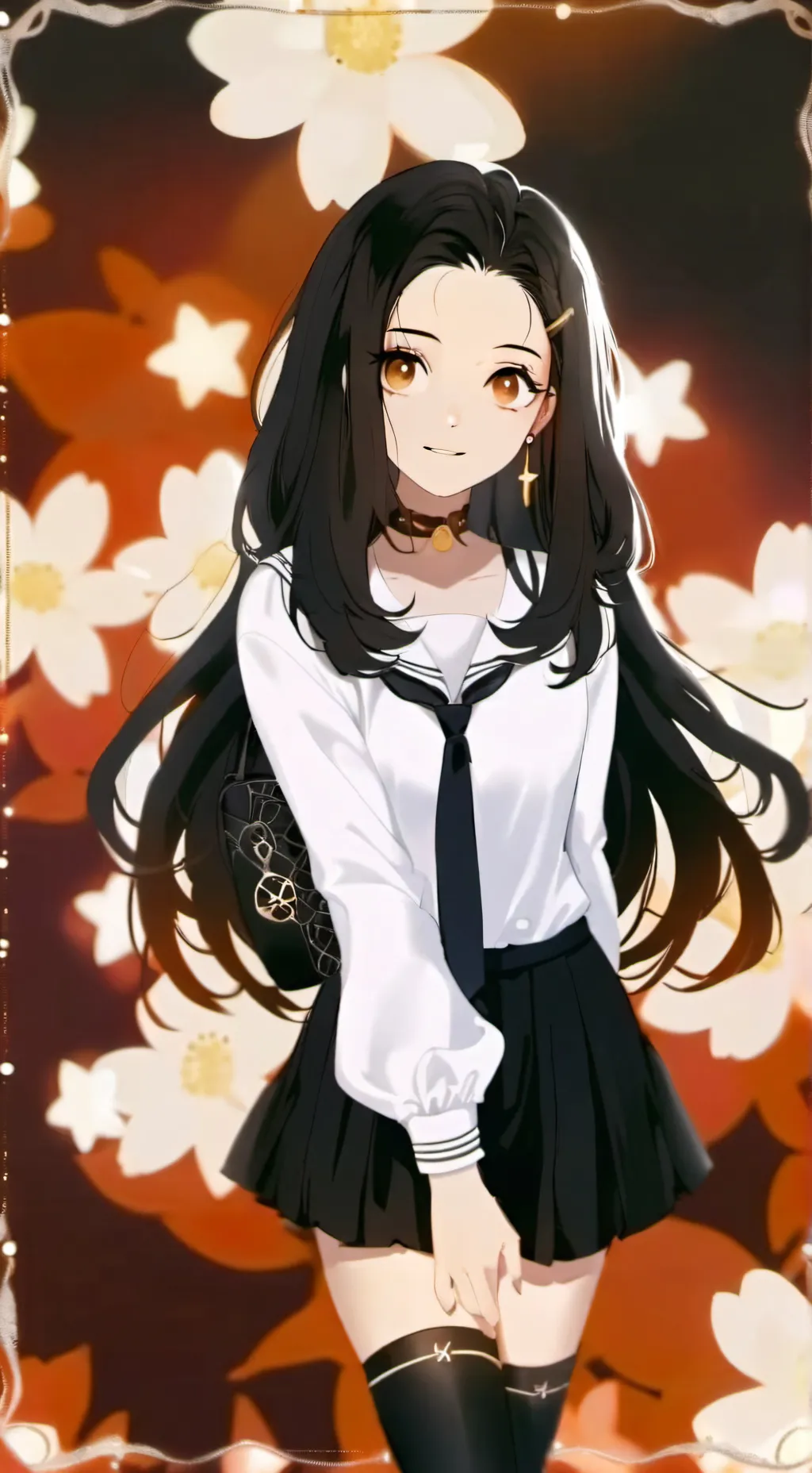 ai character: Rose background