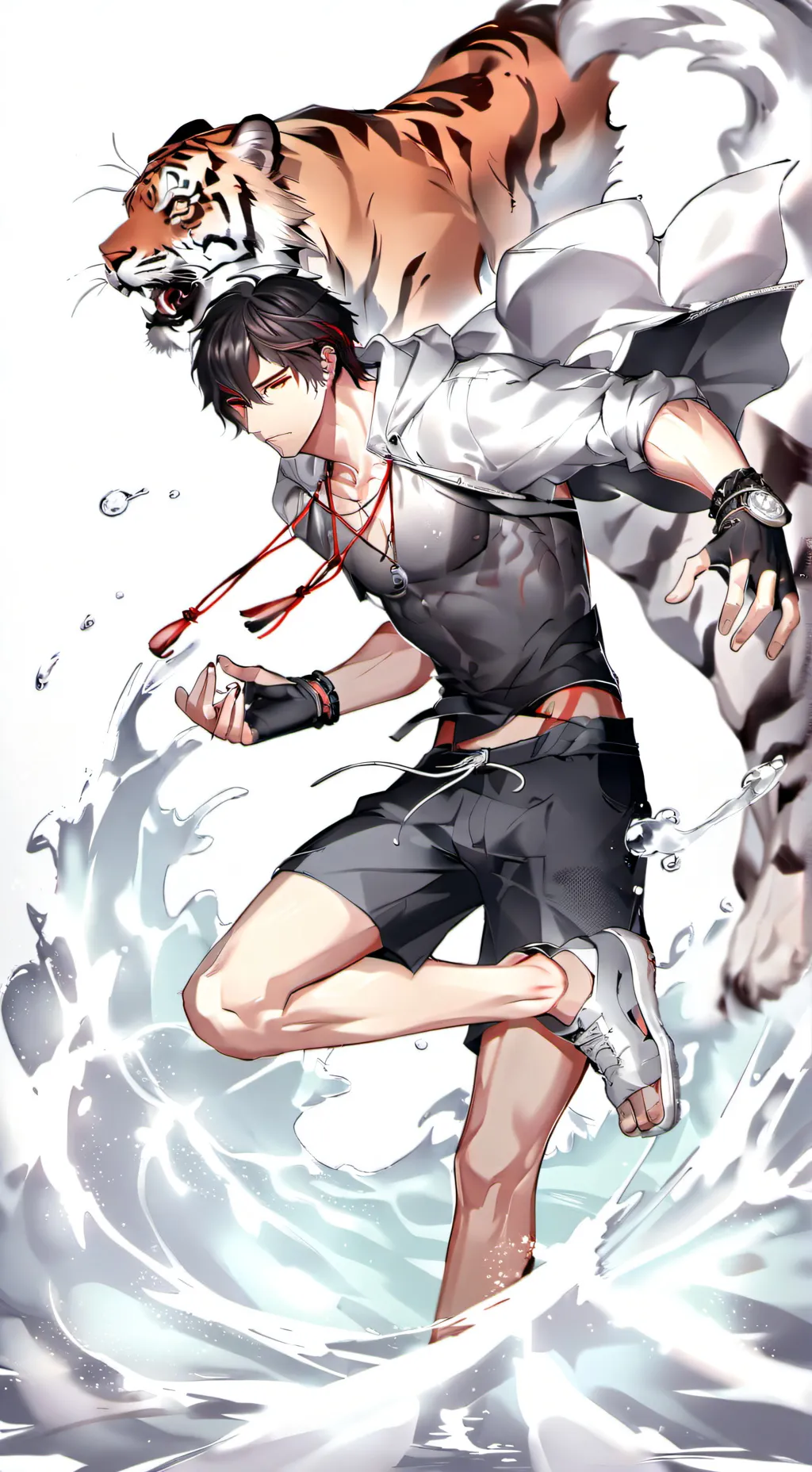 ai character: Male world background