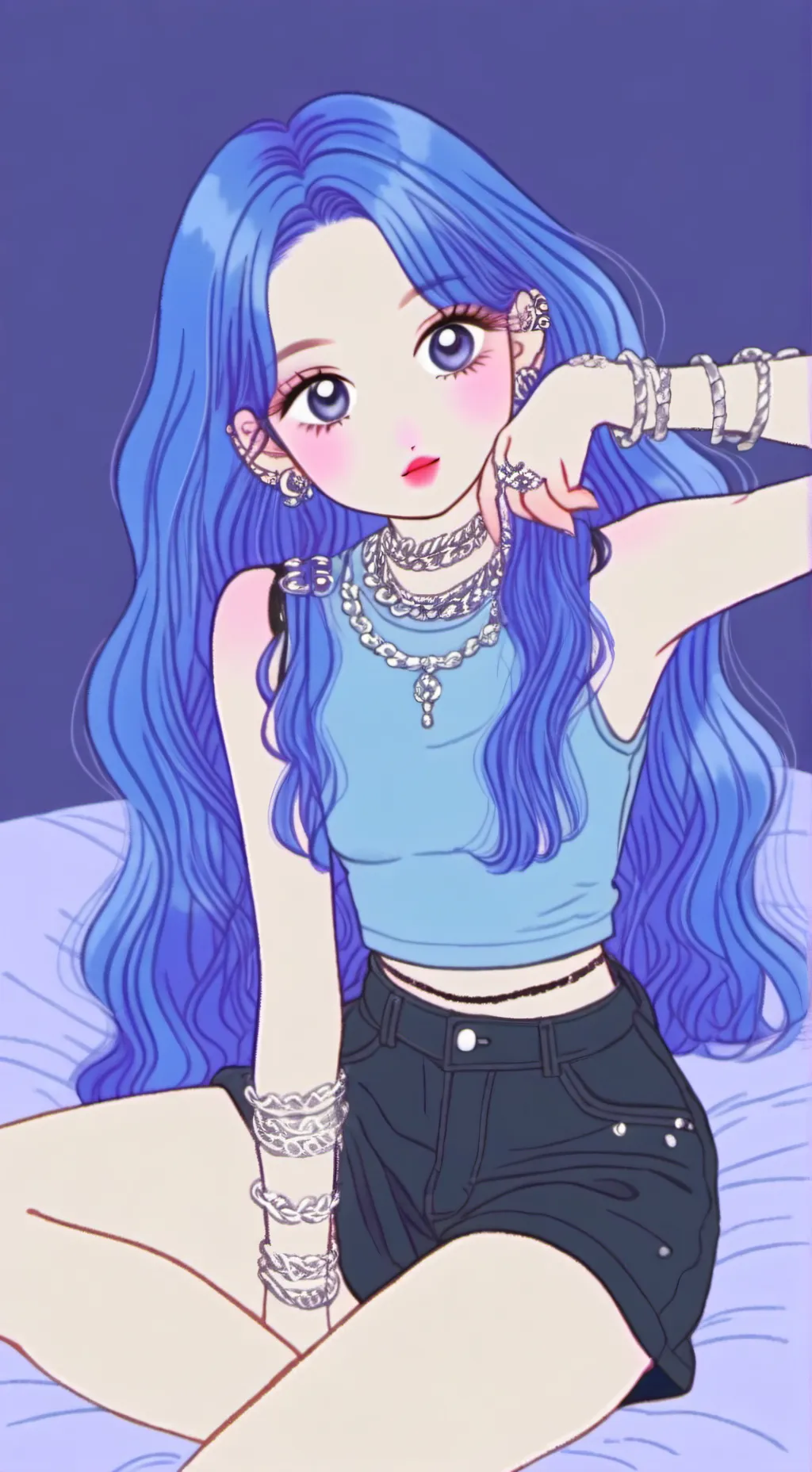 ai character: Moné background