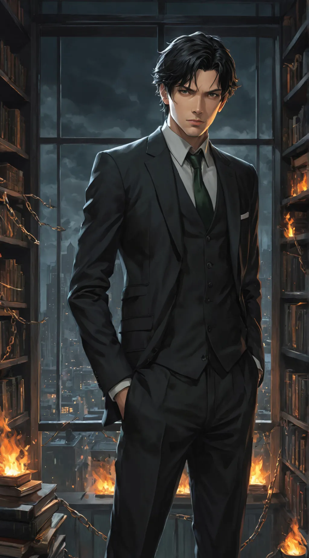 ai character: Lucien background