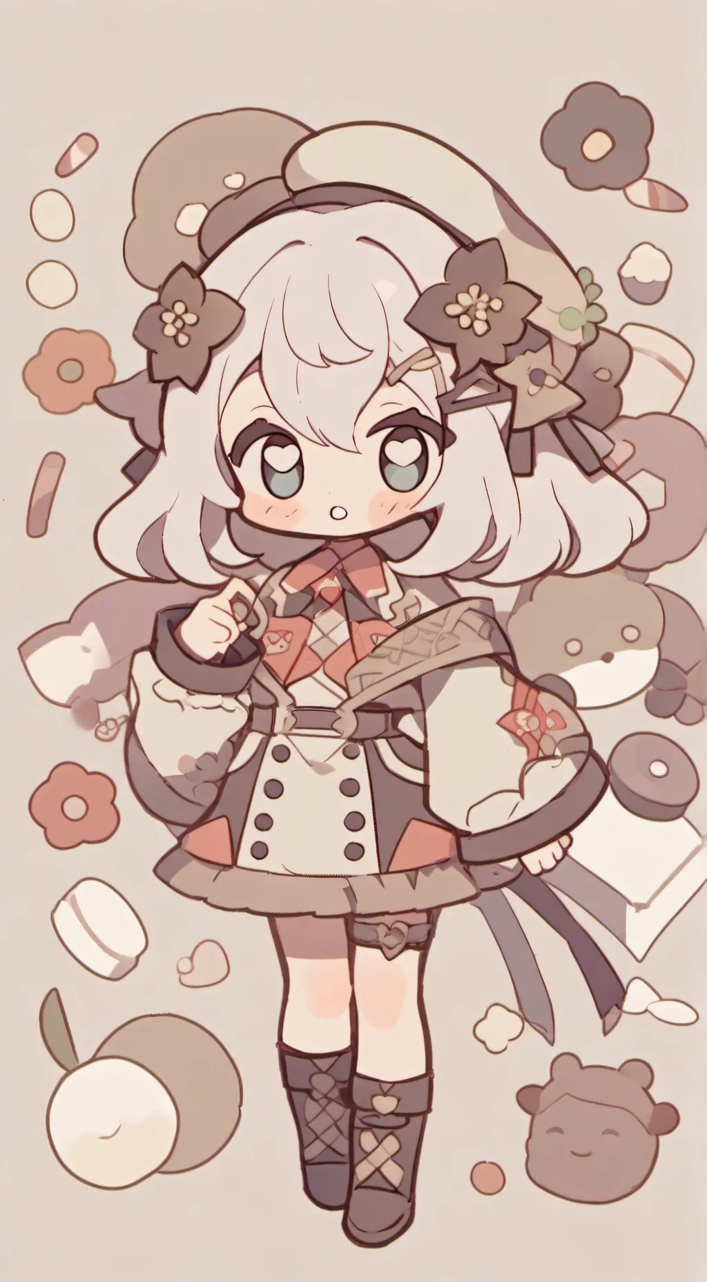 ai character: Fpe X dandys World background