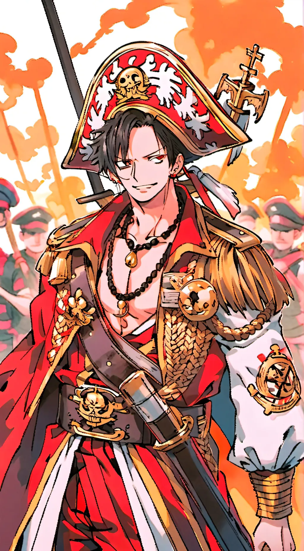 ai character: End of marines(OP) background