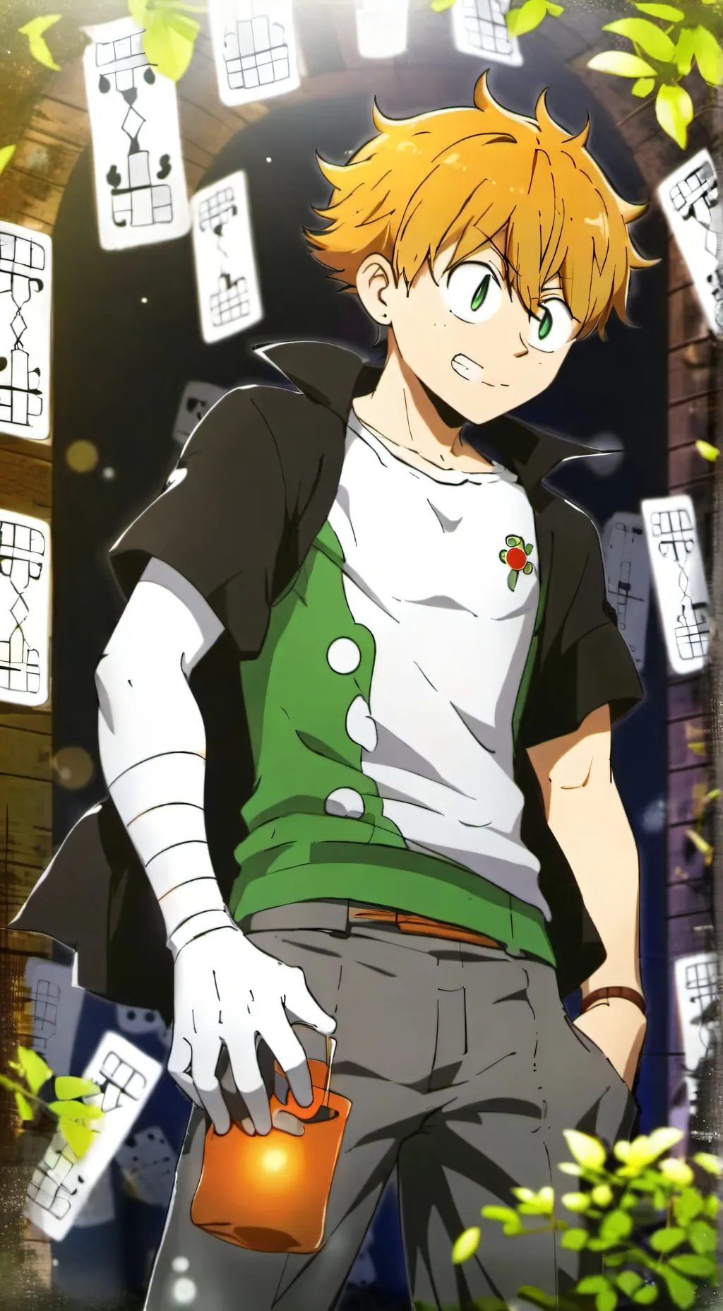 ai character: Liam Hunnicut  background