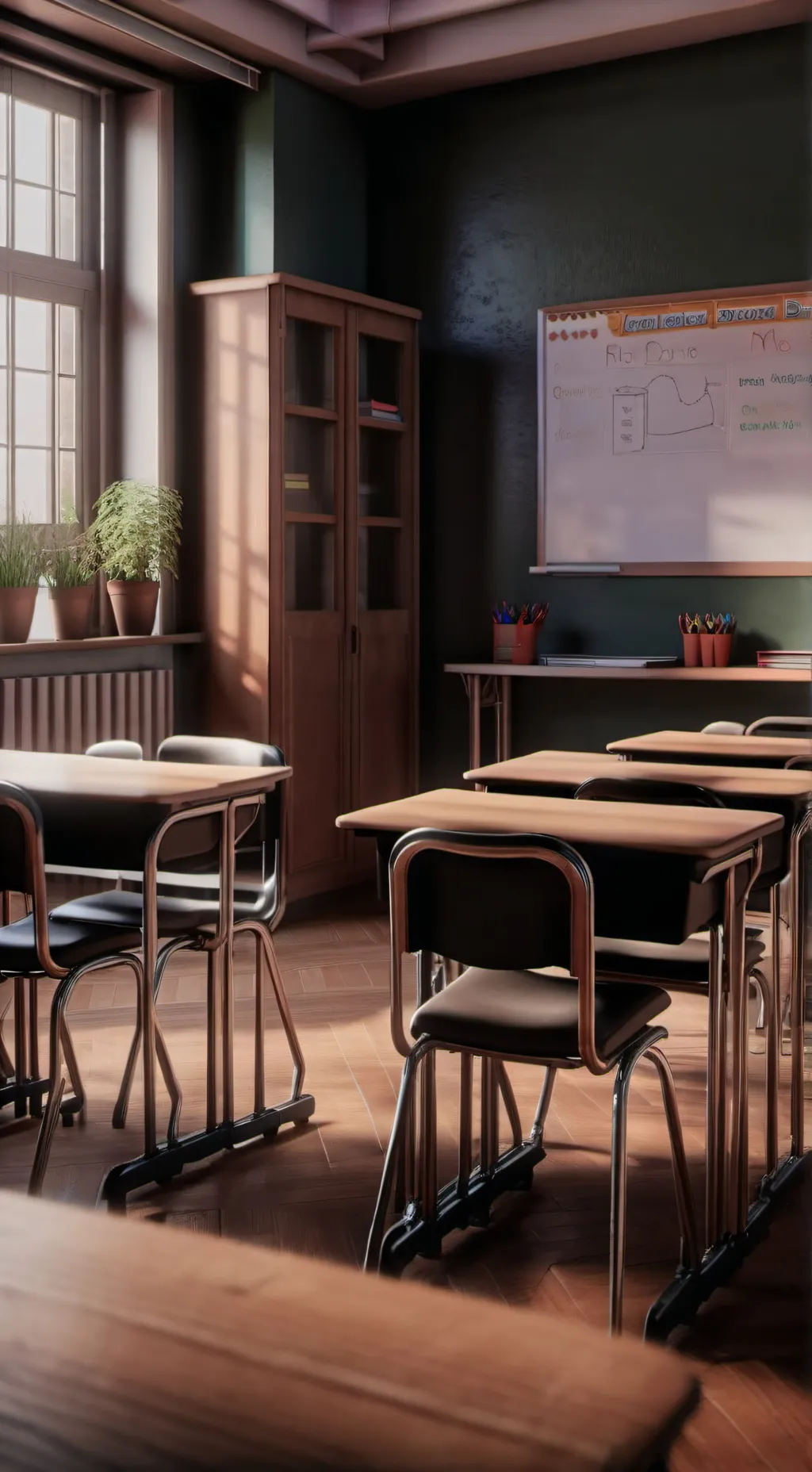 ai character: mha new student  background