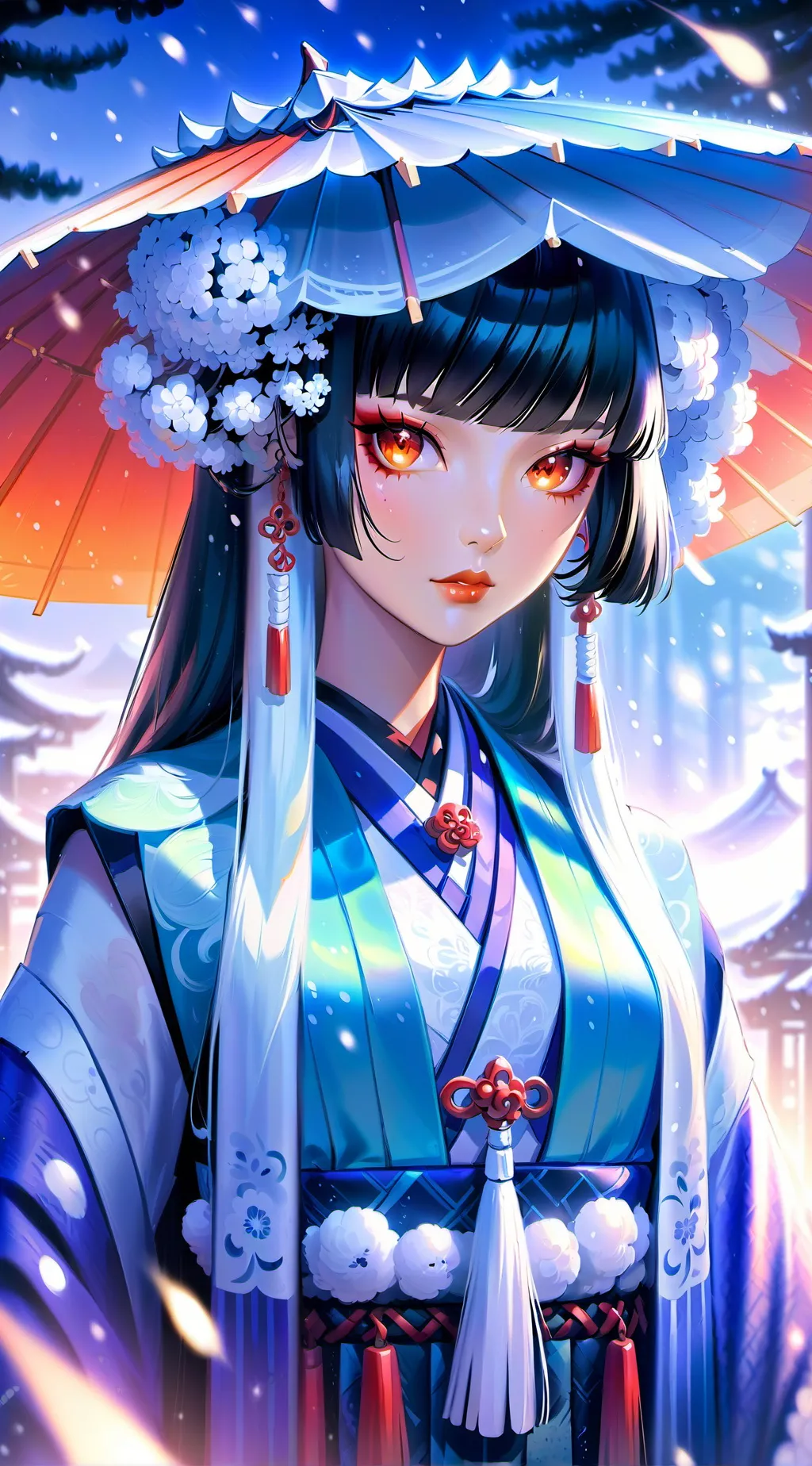 ai character: Amaterasu  background