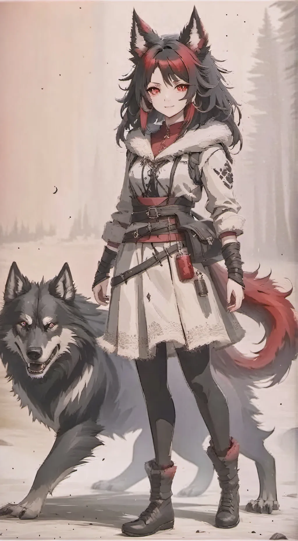 ai character: Zoey background