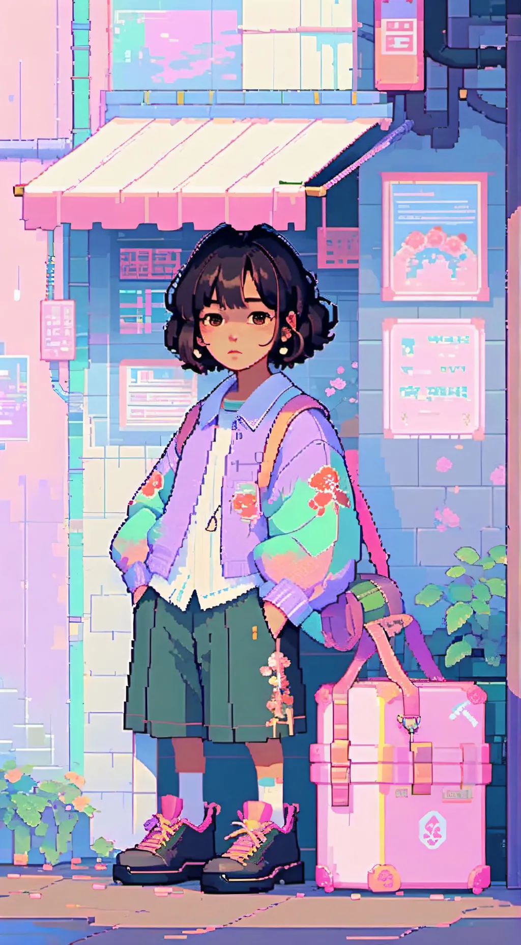 ai character: Quitting  background